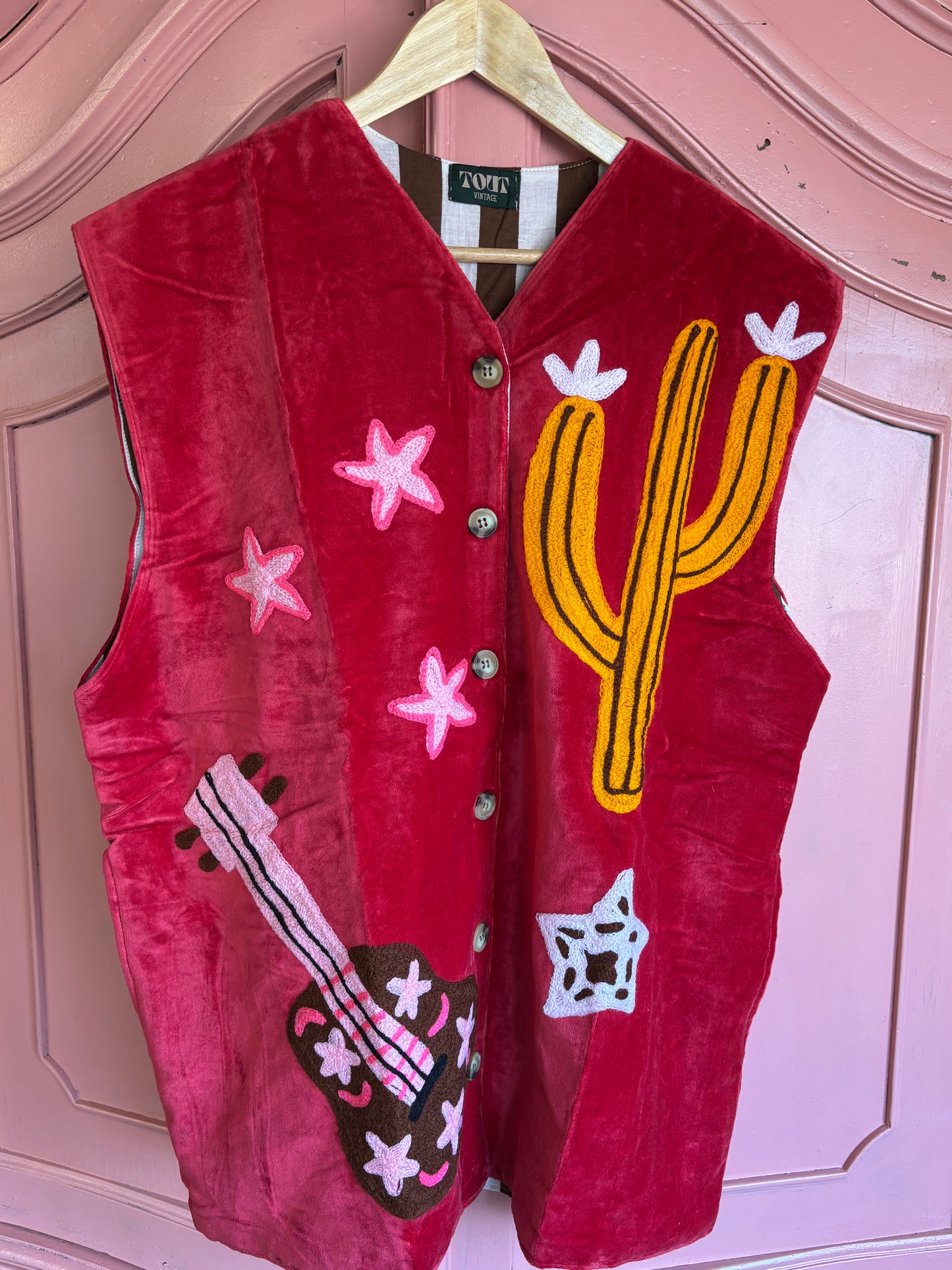 TOUT - Set of 2 Cowgirl velvet vest