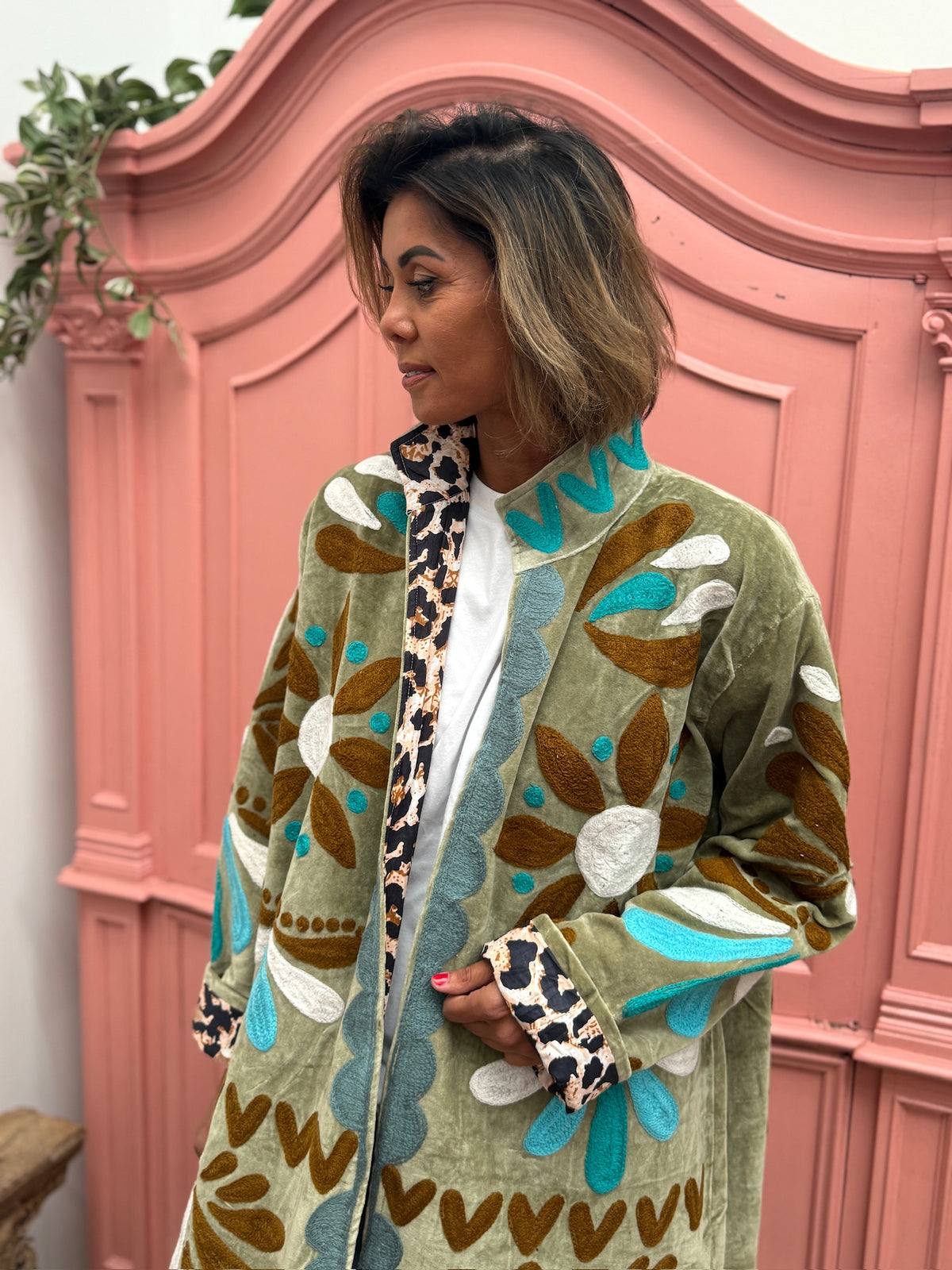 TOUT -Green-turquoise jacket Muse
