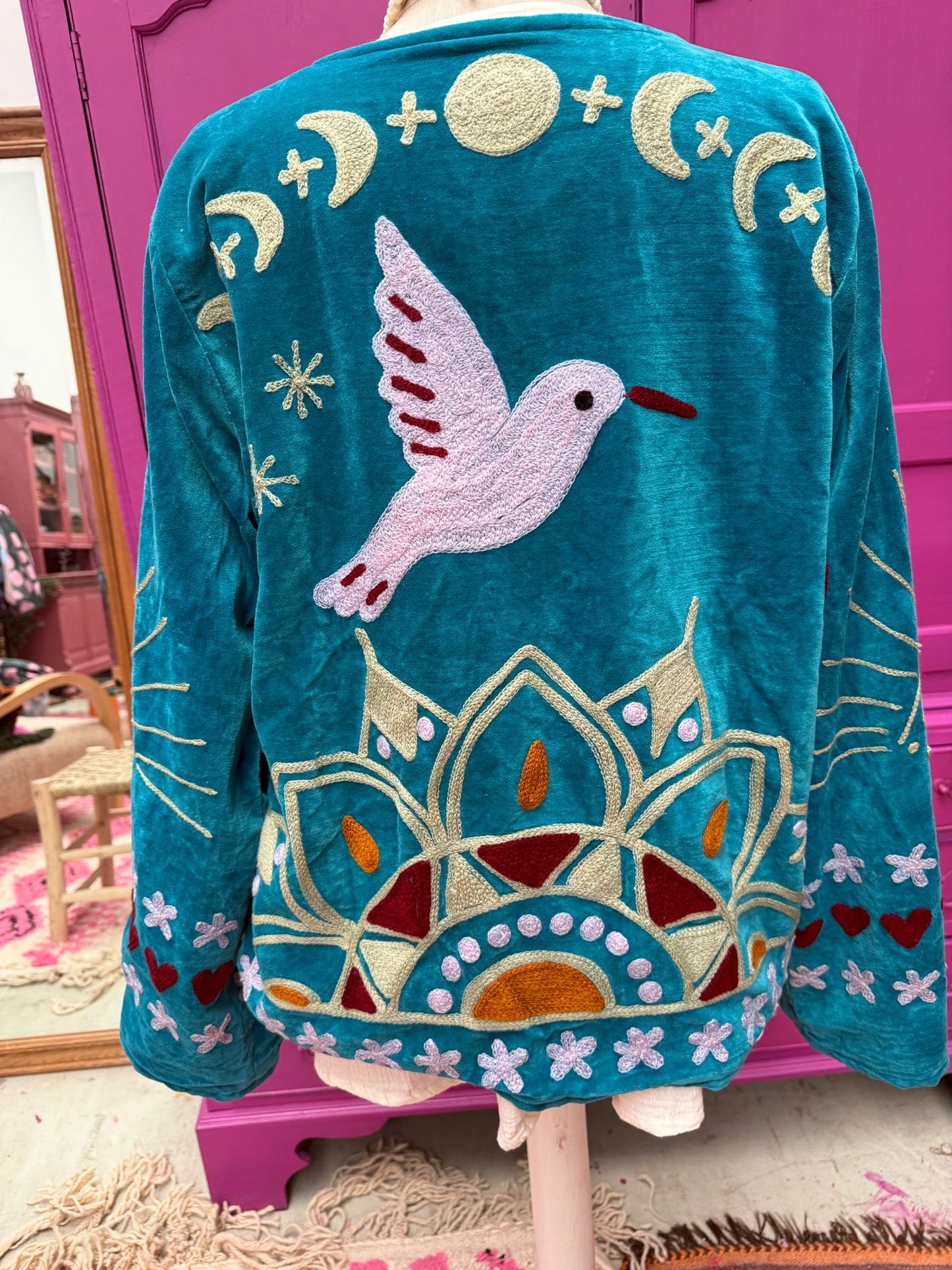 Velvet Jacket kolibrie.