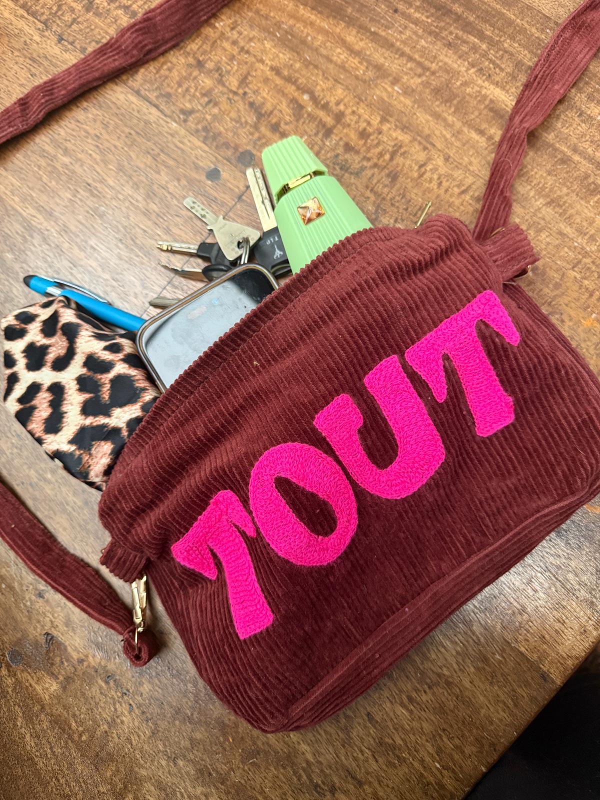 Corduroy embroidery "tout" tas