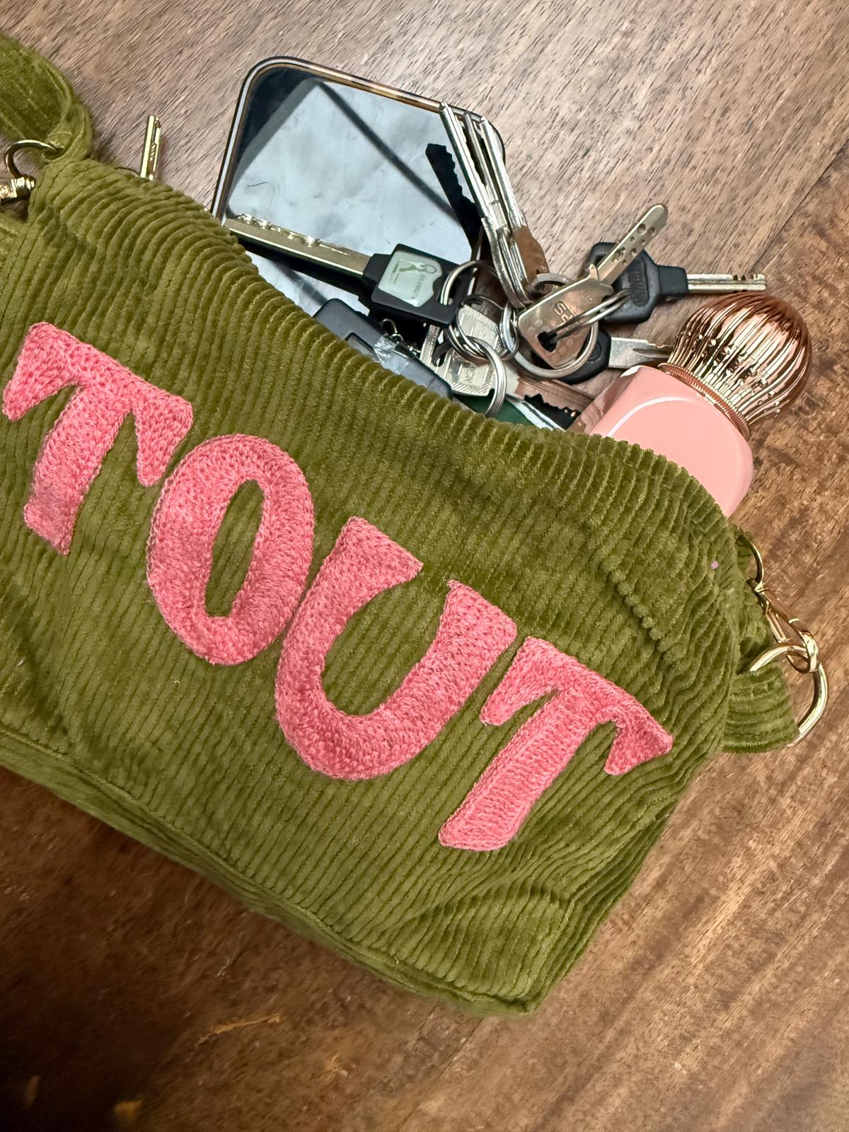 Corduroy embroidery "tout" tas