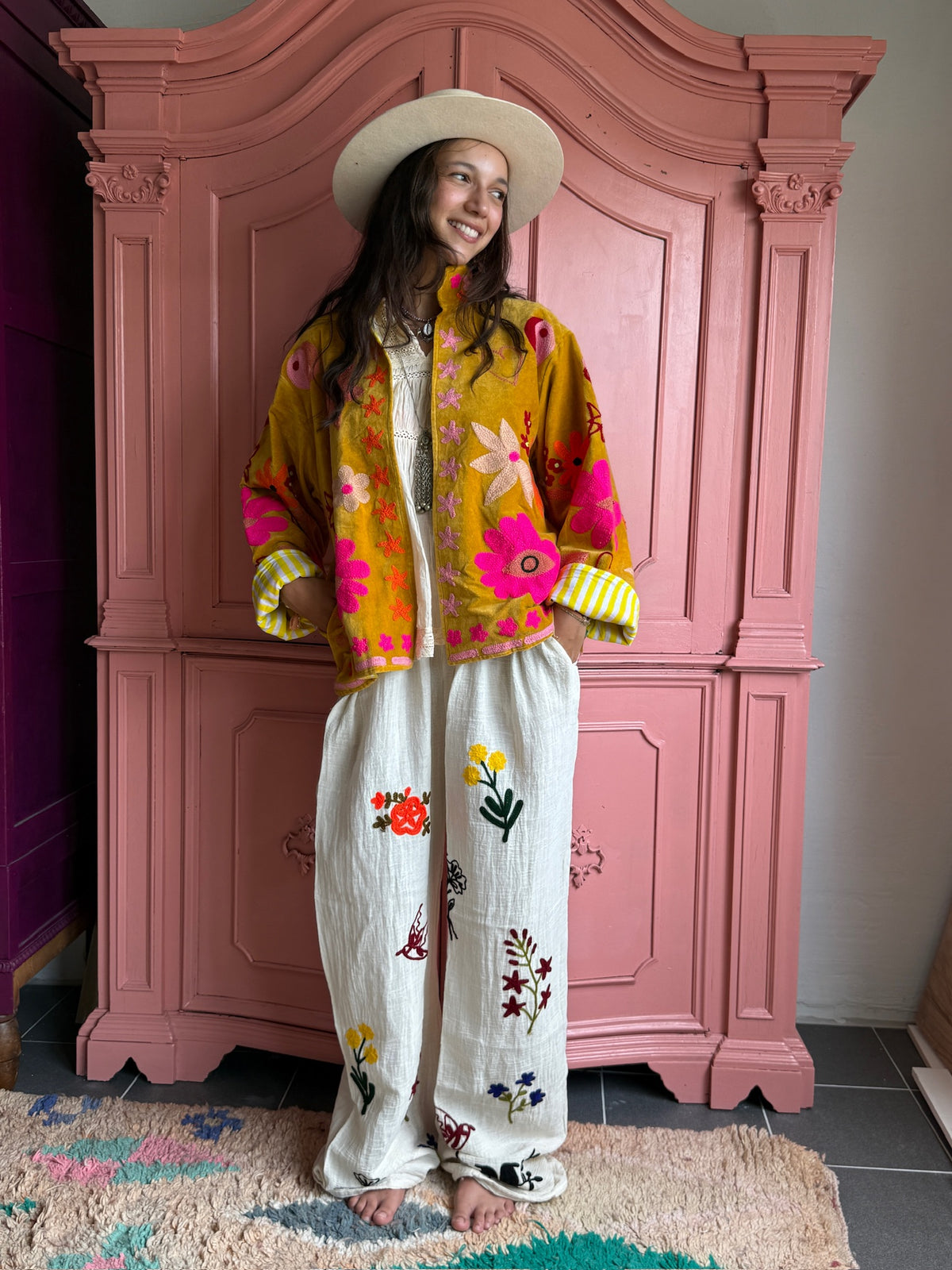 TOUT - SET OF 2 Embroidery Pants