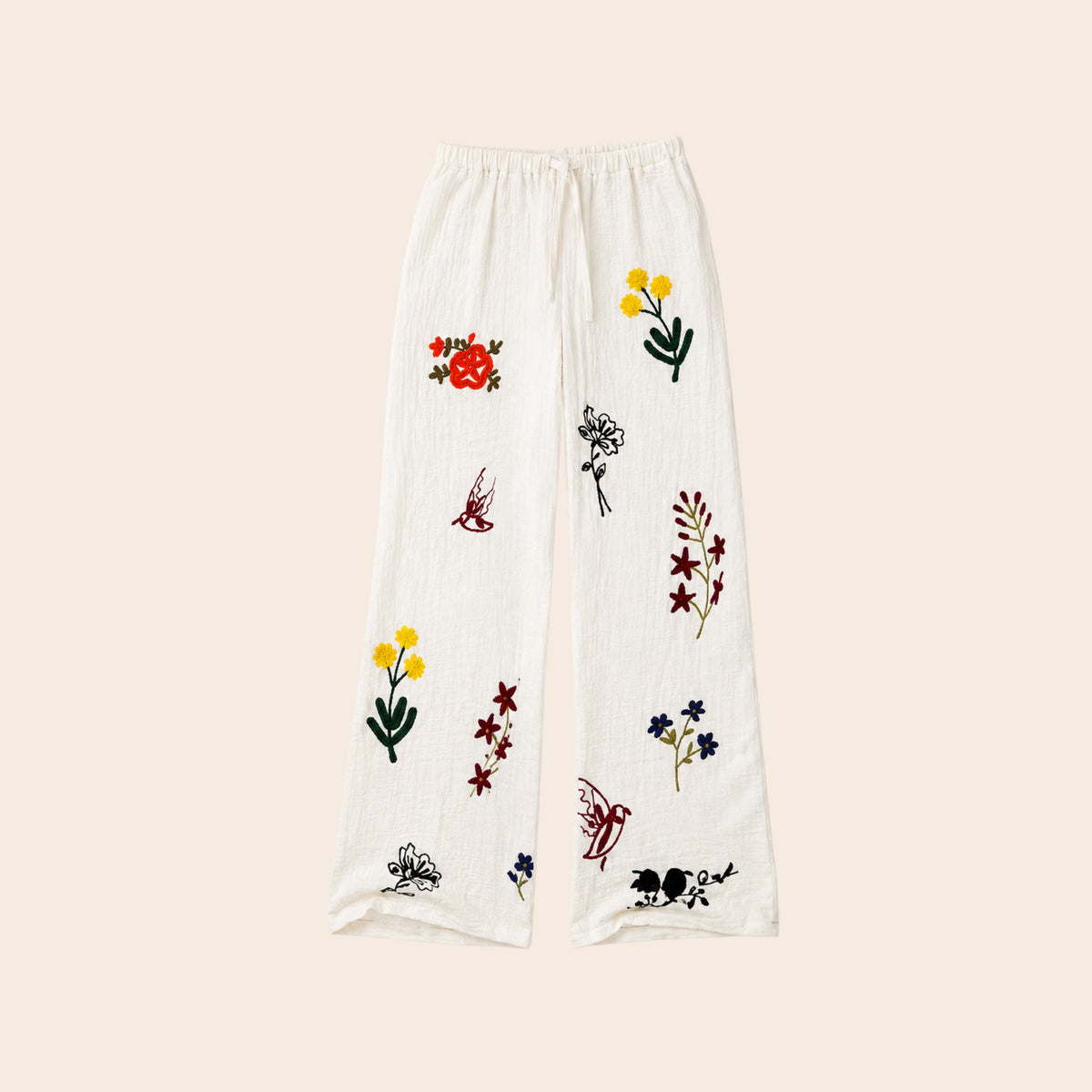 TOUT - SET OF 2 Embroidery Pants