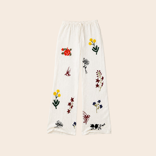 TOUT - SET OF 2 Embroidery Pants