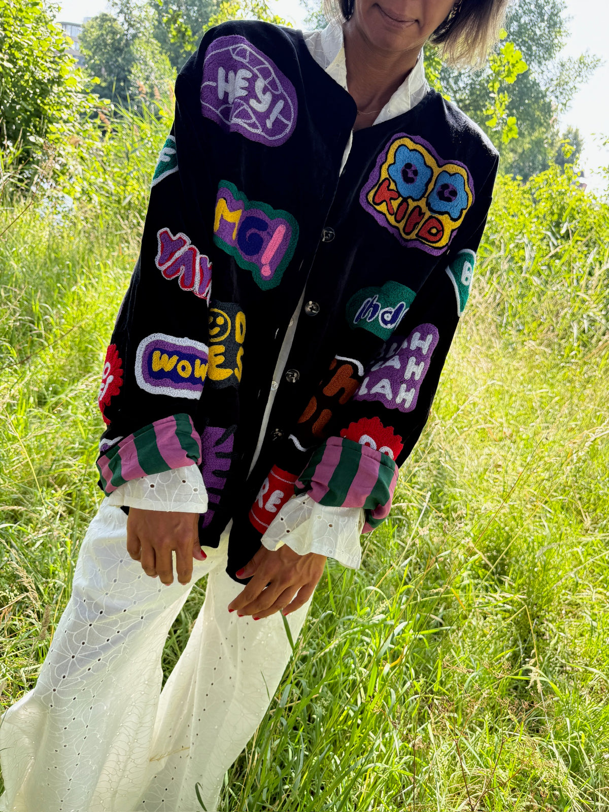TOUT -Self love club Velvet jacket