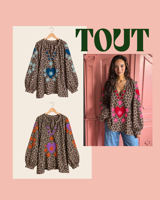 TOUT - SET OF 6 Blouses Panter PREORDER (end of October)