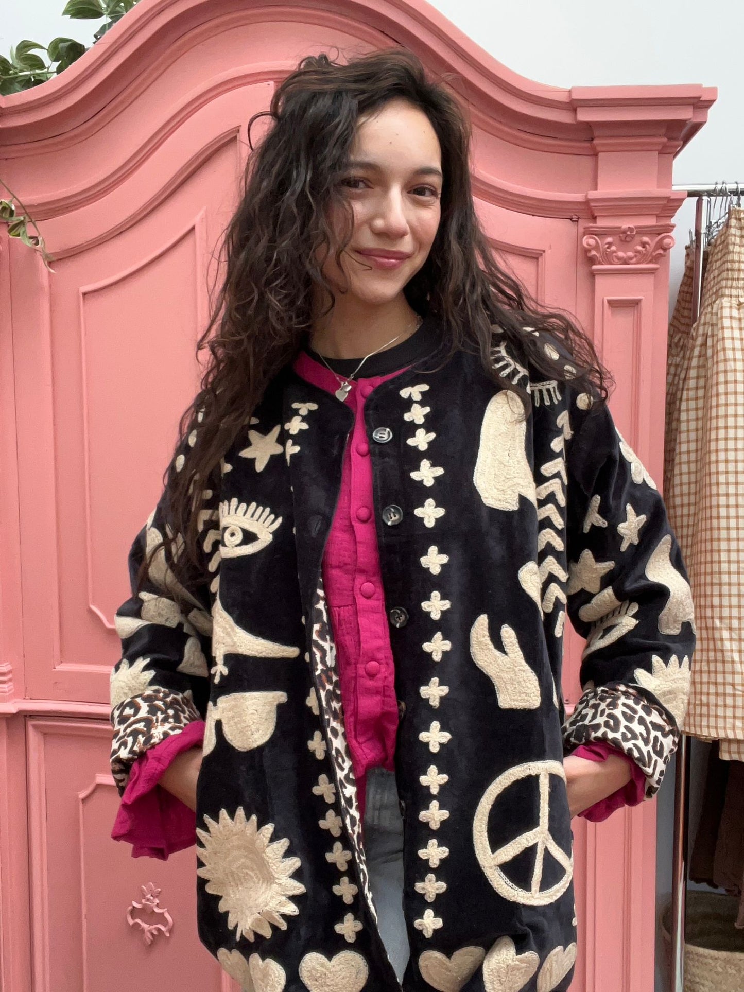 Velvet Jacket DREAM zwart