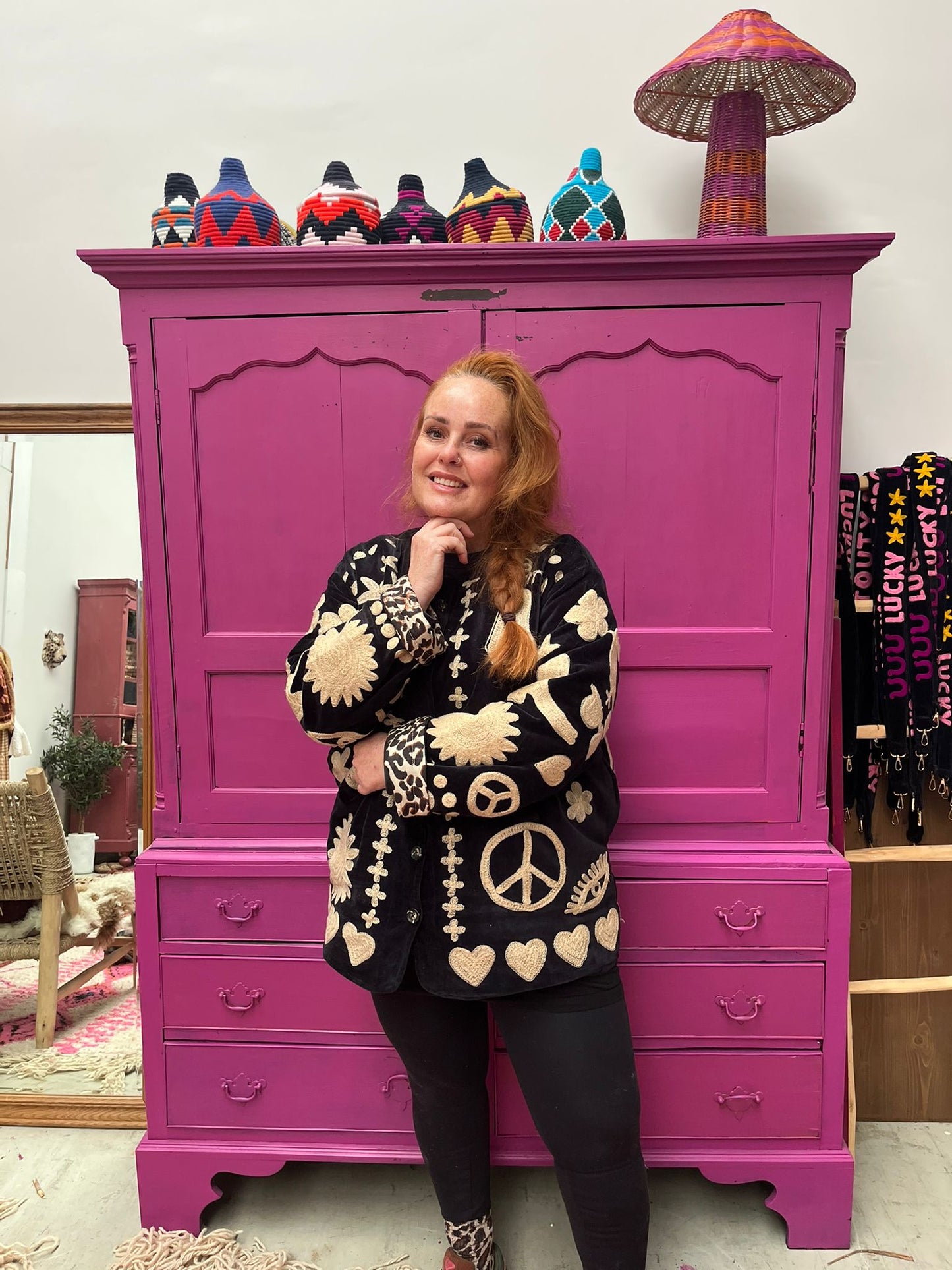 Velvet Jacket DREAM zwart