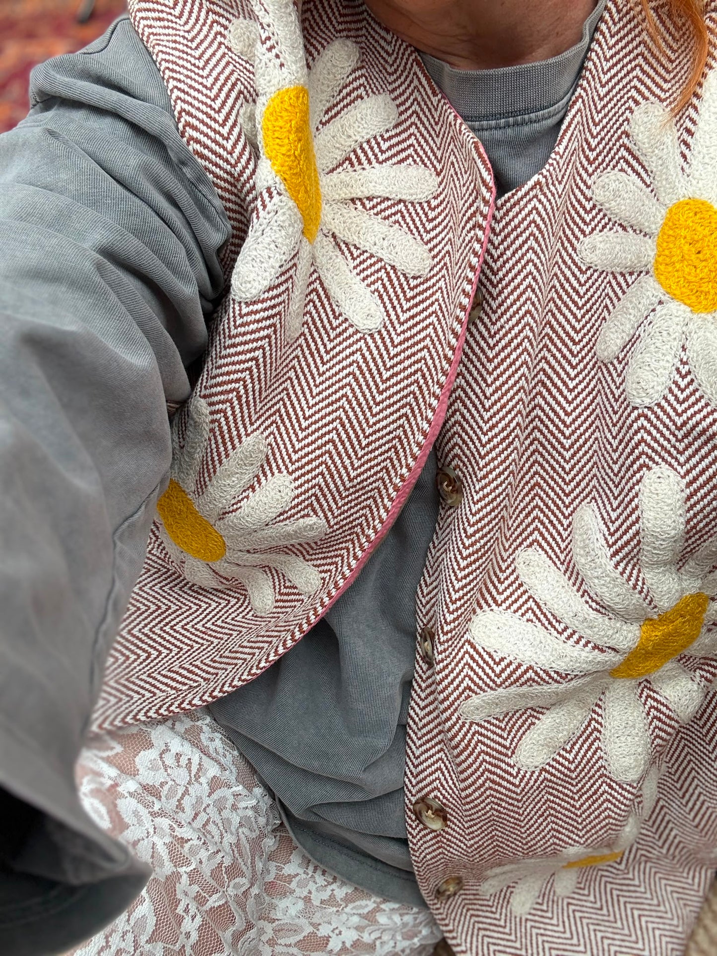 TOUT - Set of 2 best Tweed Daisy