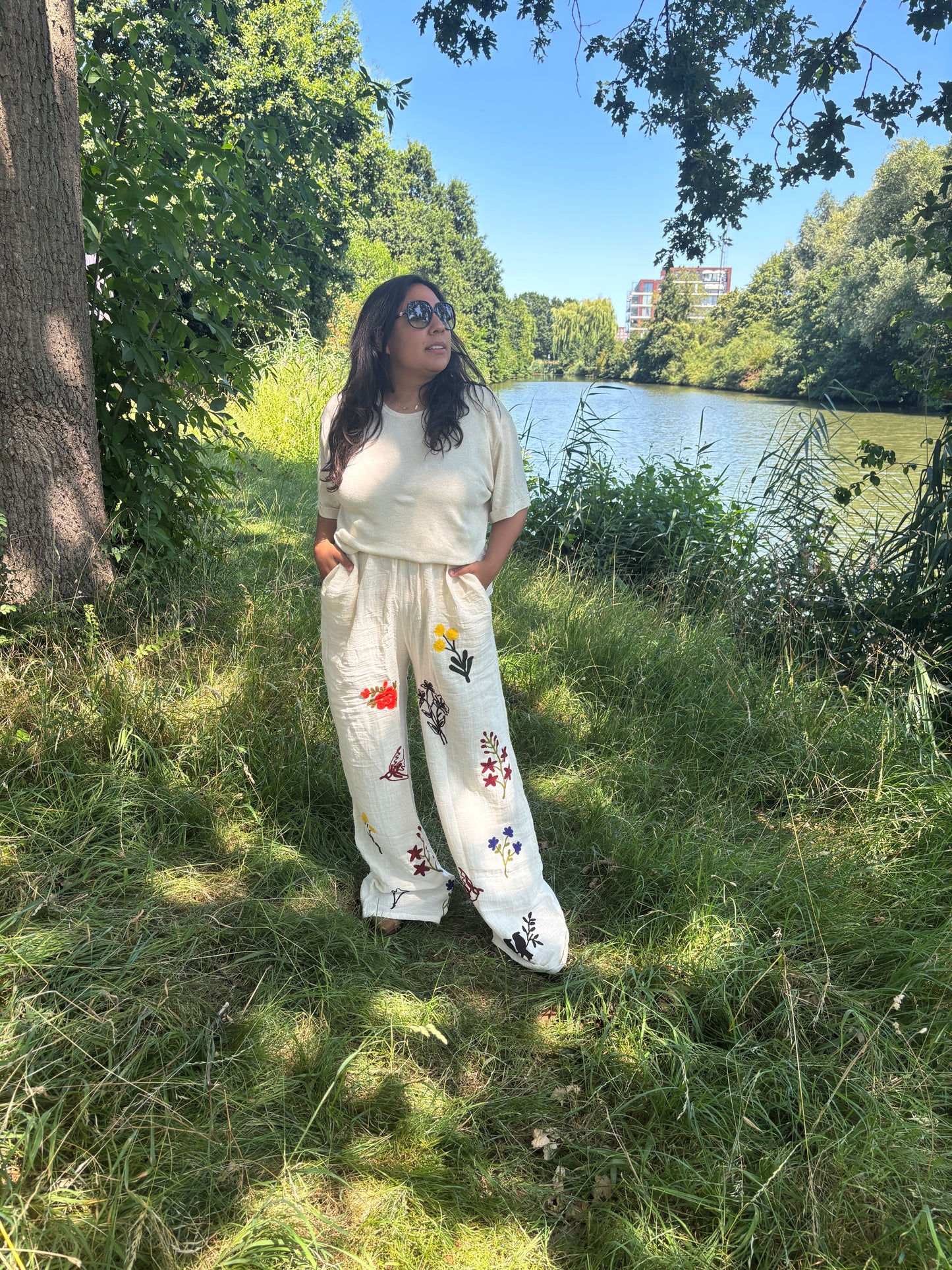 TOUT - SET OF 2 Embroidery Pants