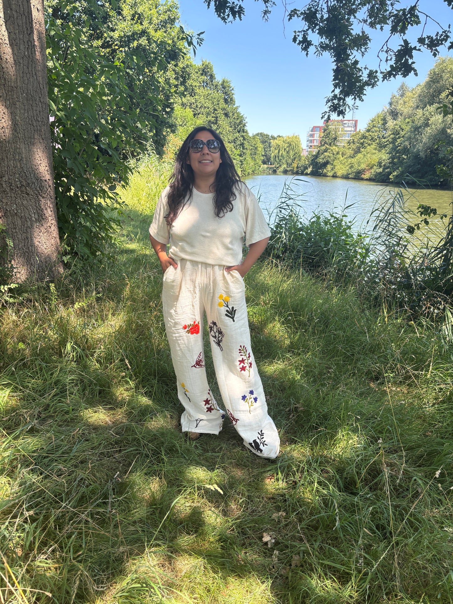 TOUT - SET OF 2 Embroidery Pants