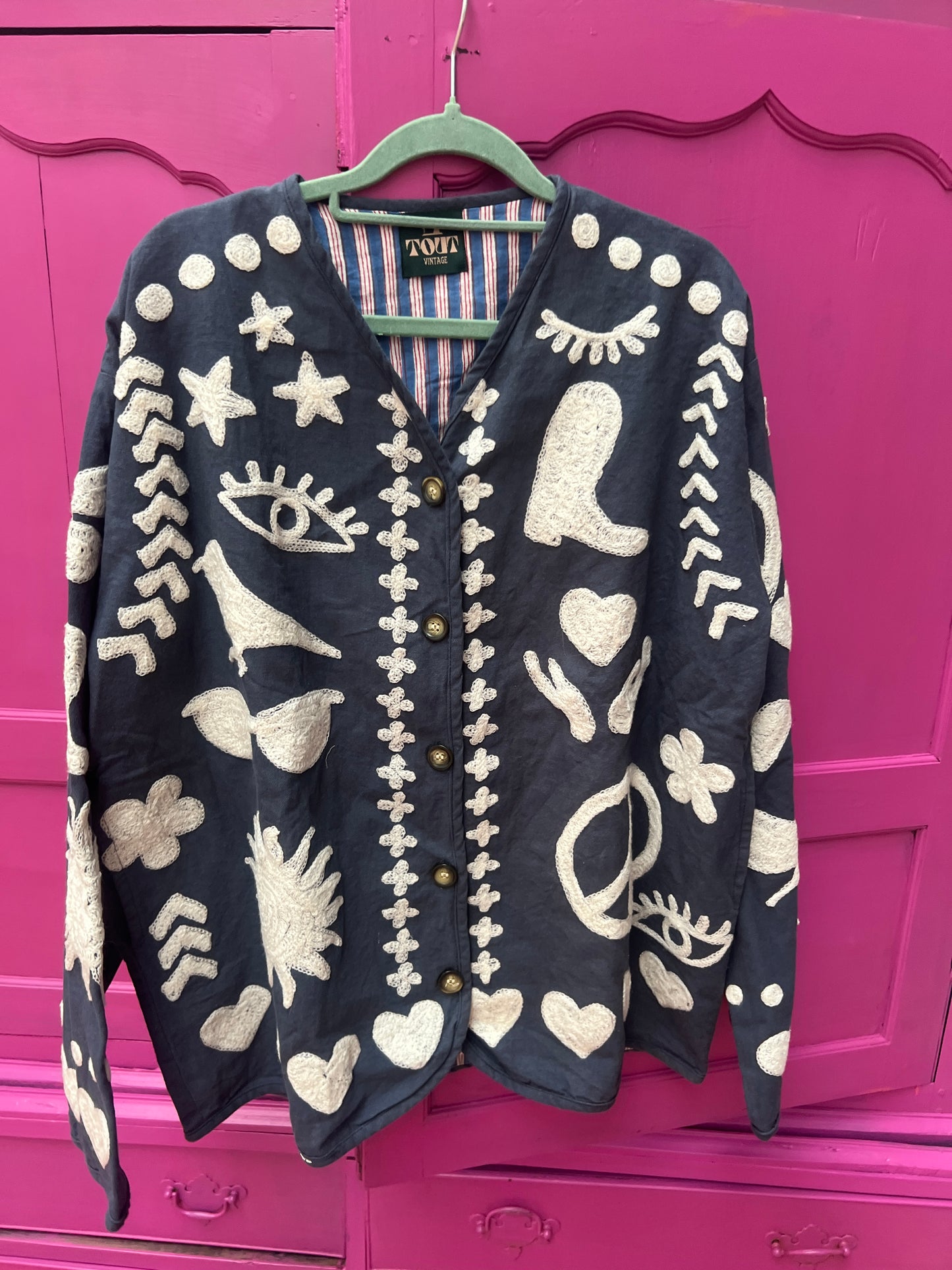 Cotton embroidery jacket DREAM