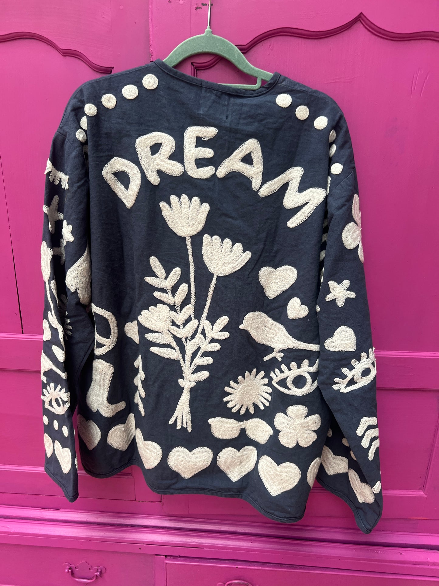 Cotton embroidery jacket DREAM