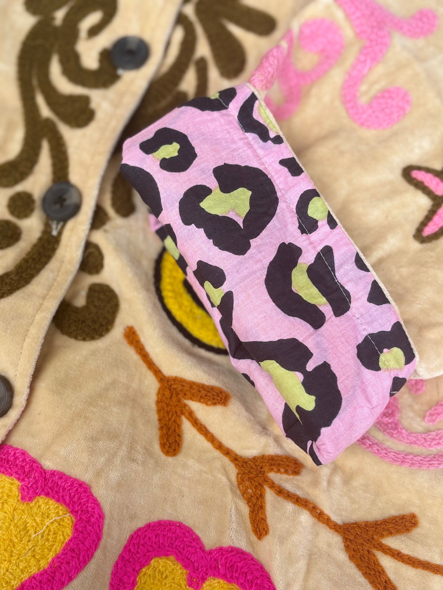 TOUT - Leopard Jacket Pink heart