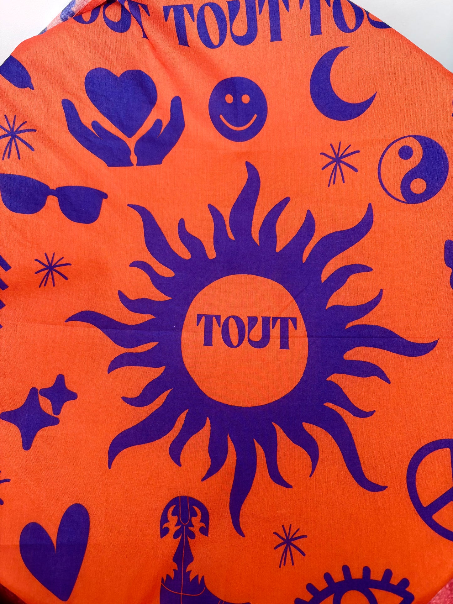 TOUT  Bandana Ellis Oranje-Blauw
