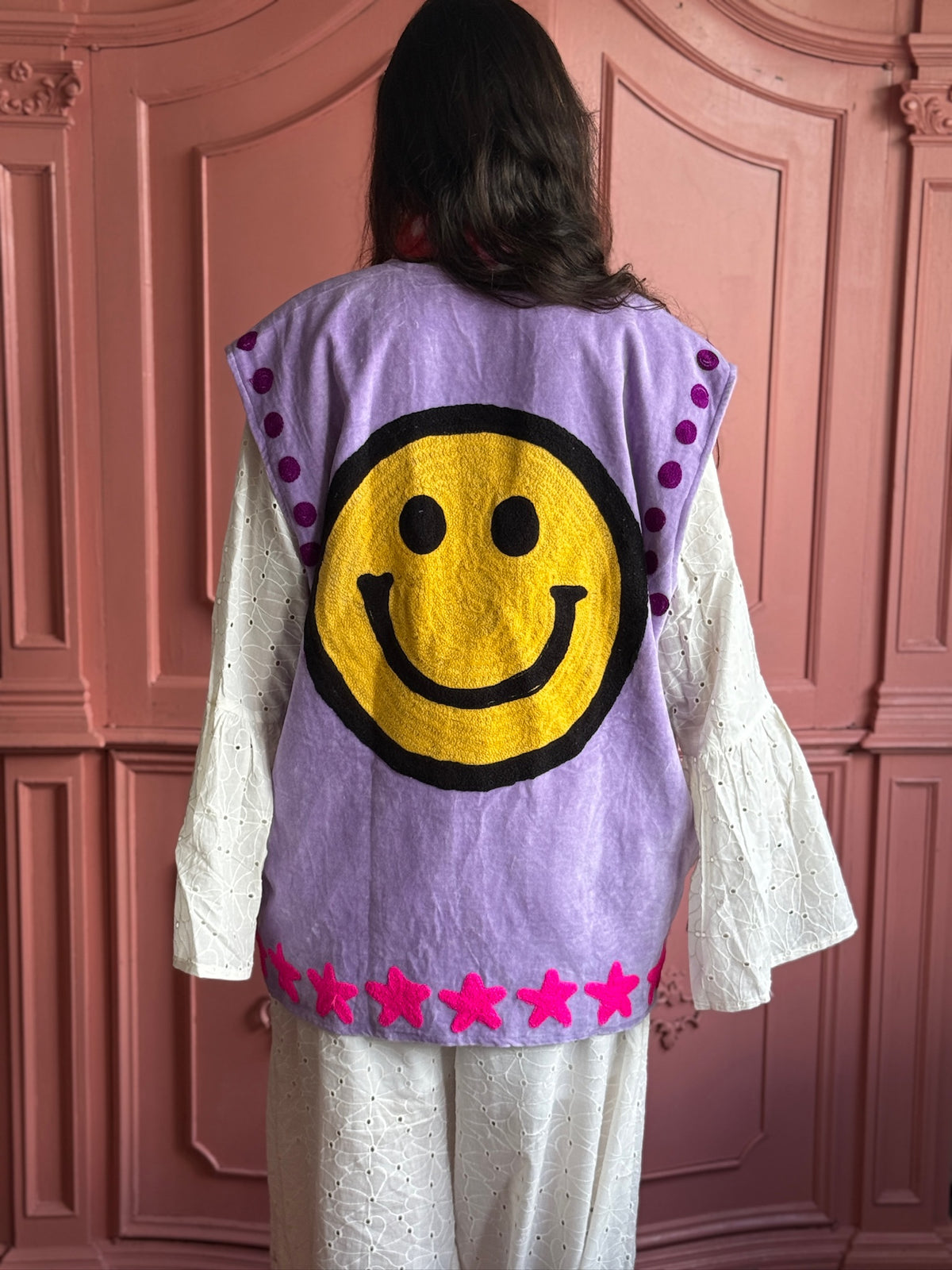 TOUT - Set of 2 Disco Vests Velvet Paars