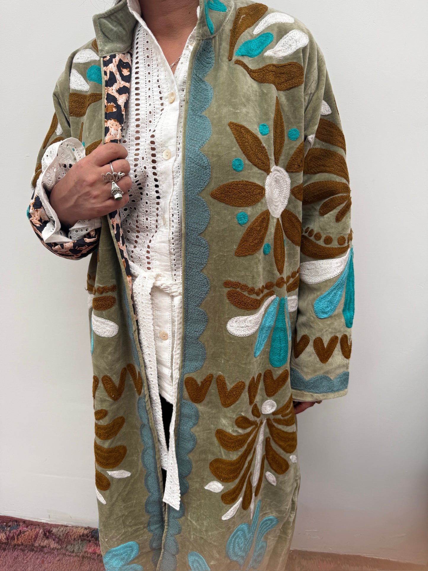 TOUT -Green-turquoise jacket Muse