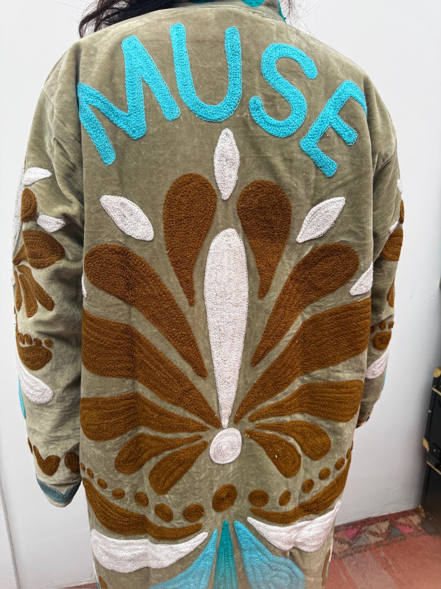 TOUT -Green-turquoise jacket Muse