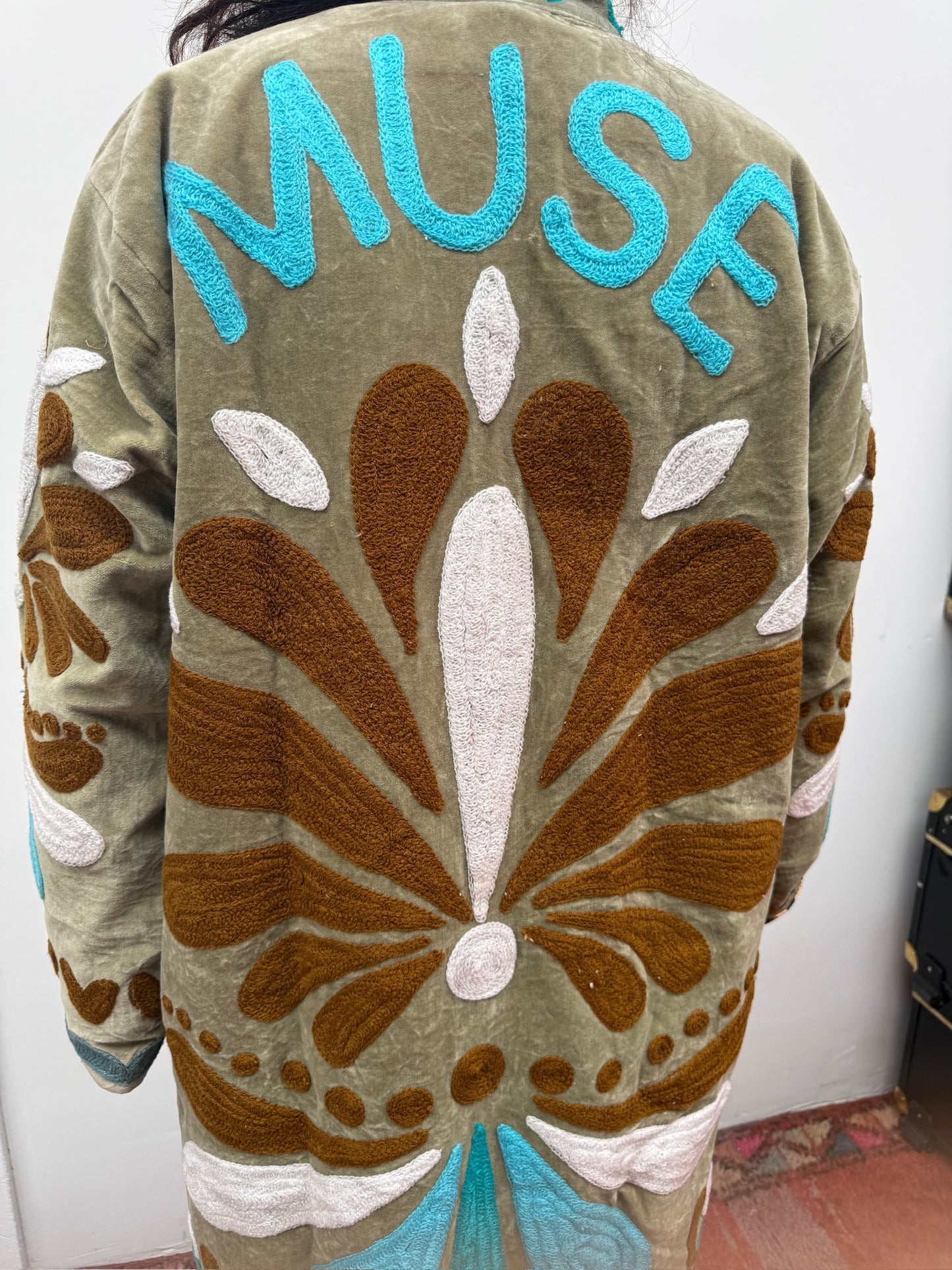 TOUT -Green-turquoise jacket Muse
