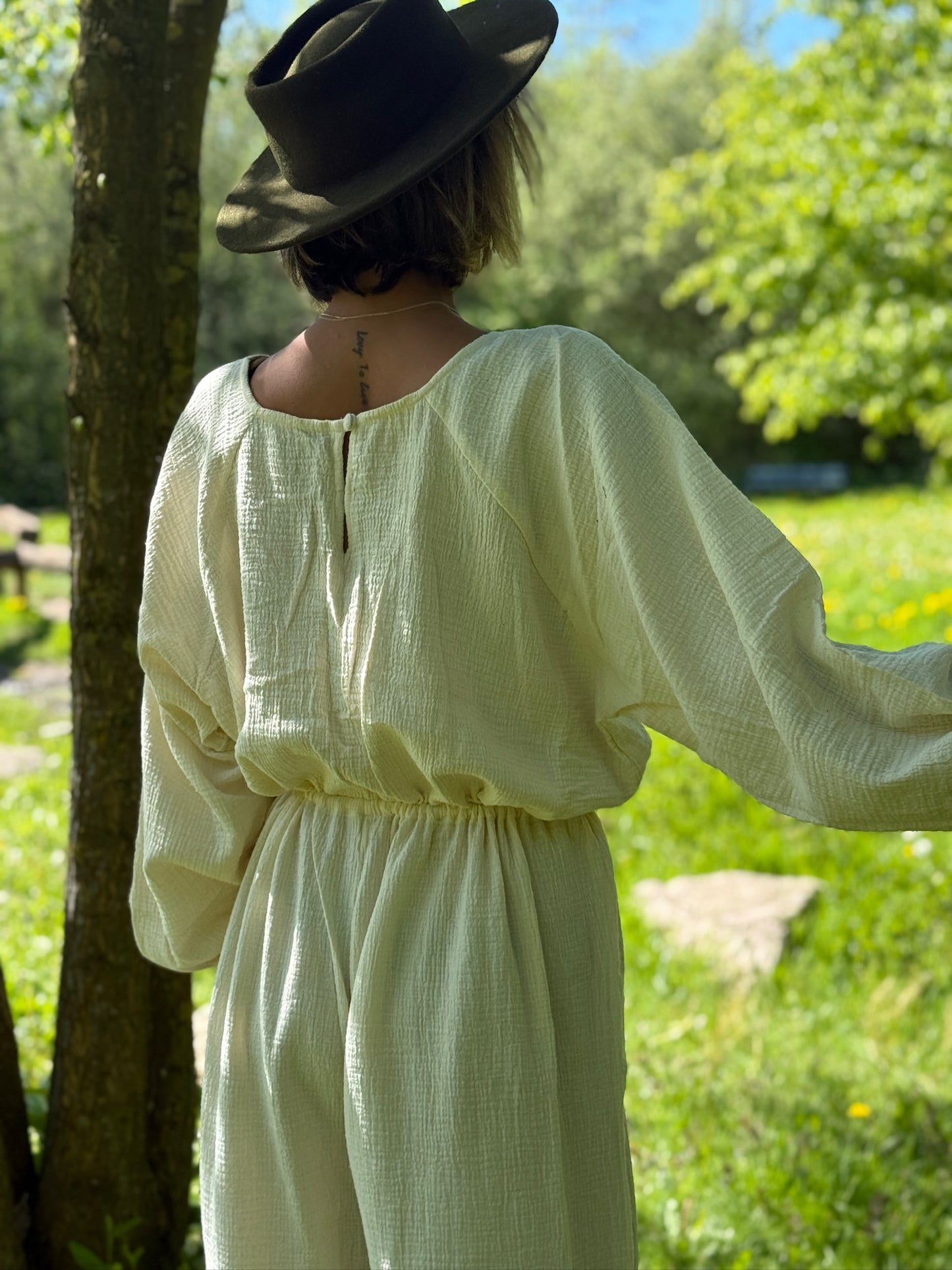 Set van 2 Elena broekpakken White