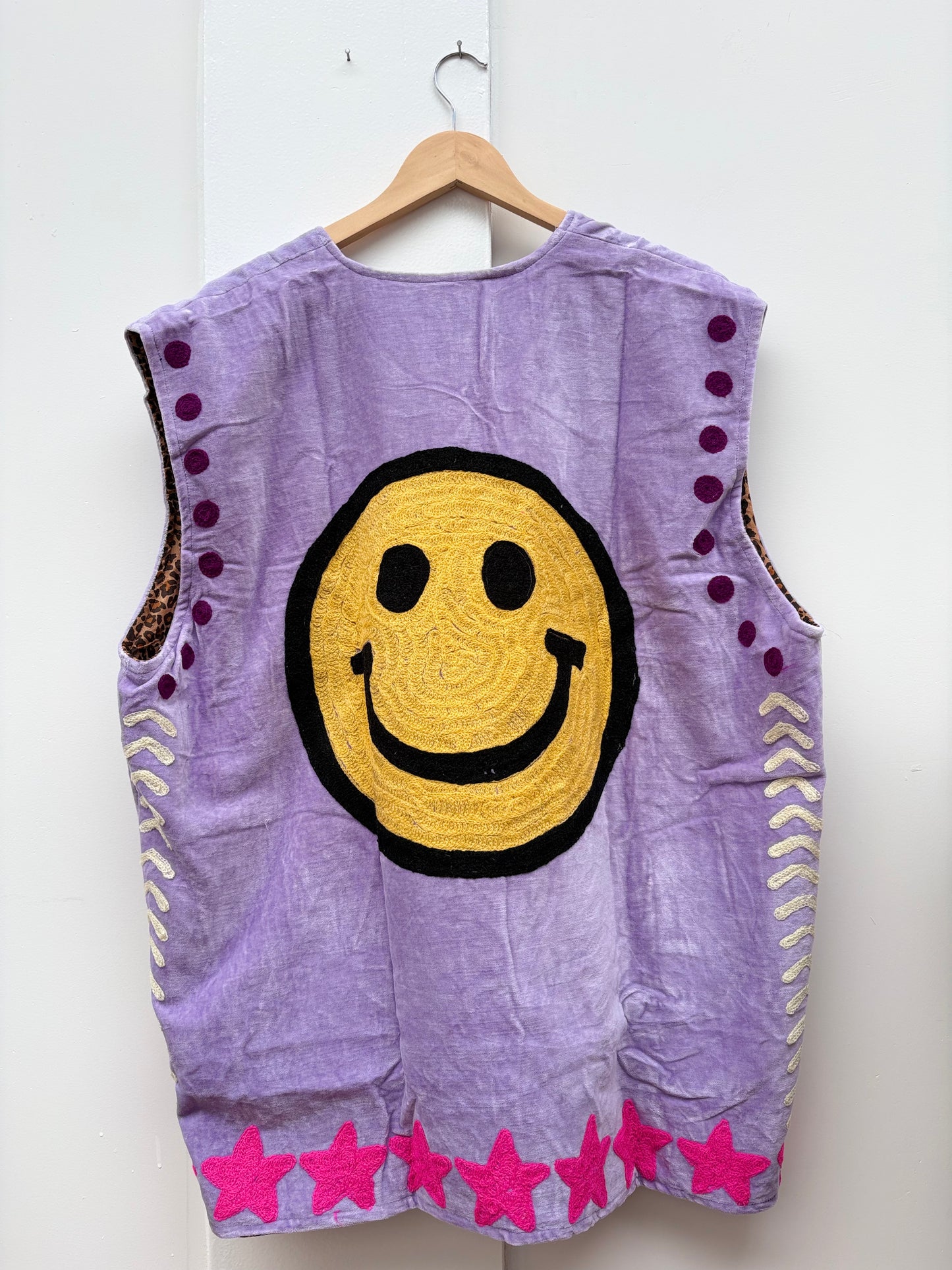 TOUT - Set of 2 Disco Vests Velvet Paars
