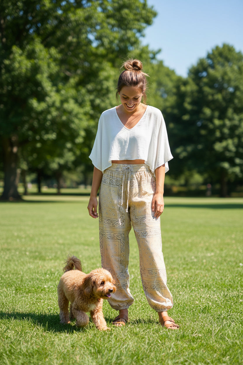 TOUT - Coco Balloon bandana broek