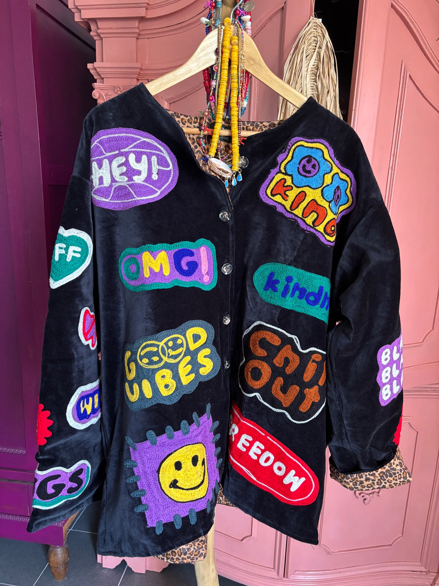 TOUT -Self love club Velvet jacket