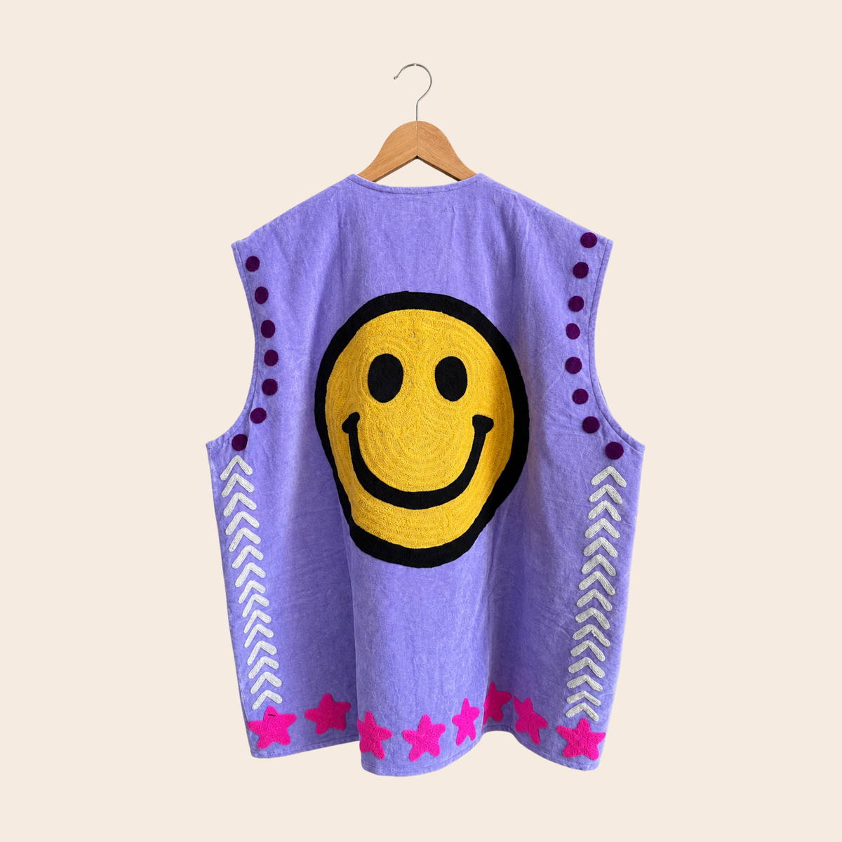 TOUT - Set of 2 Disco Vests Velvet Paars