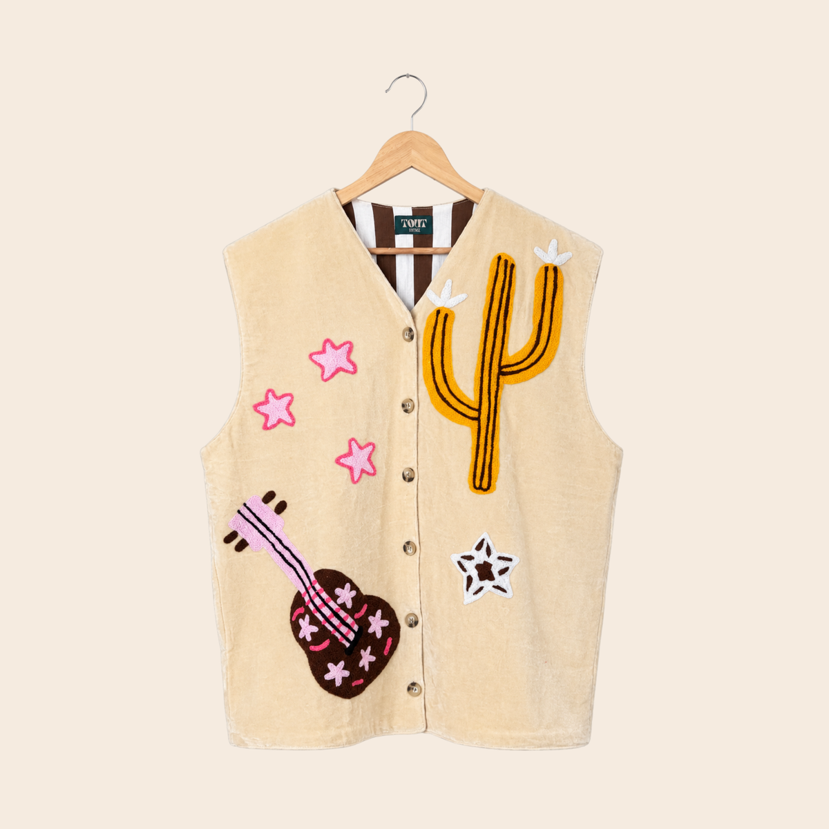 TOUT - Set of 2 Cowgirl velvet vest