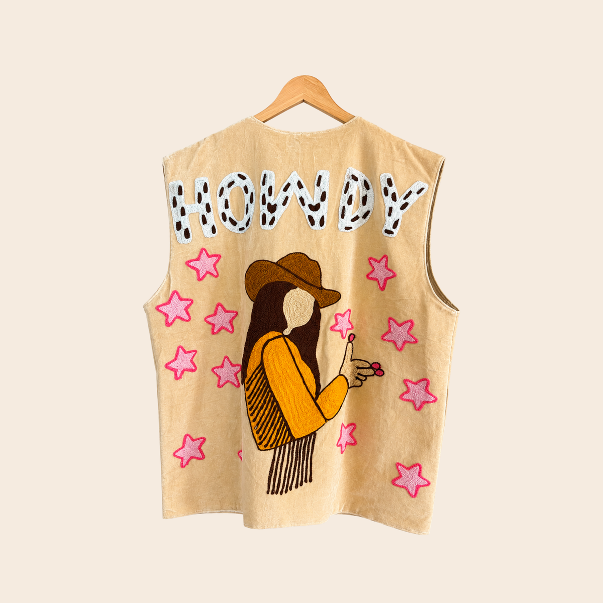 TOUT - Set of 2 Cowgirl velvet vest