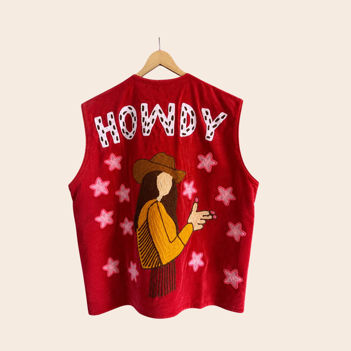 TOUT - Set of 2 Cowgirl velvet vest
