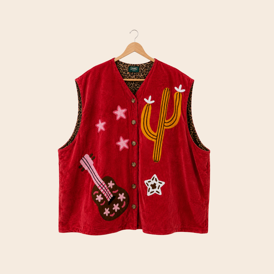 TOUT - Set of 2 Cowgirl velvet vest