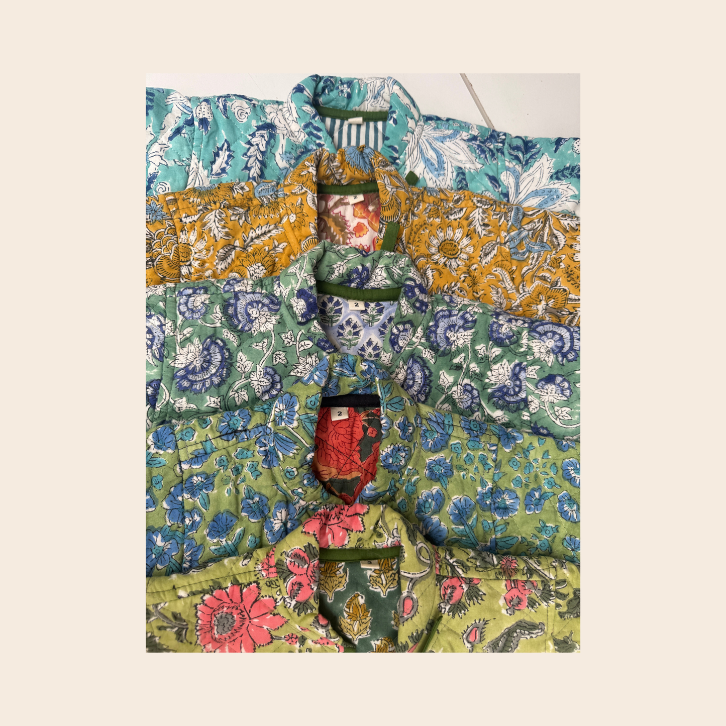 TOUT- Kids Pipa Jasje Blockprint Assorti 4Y