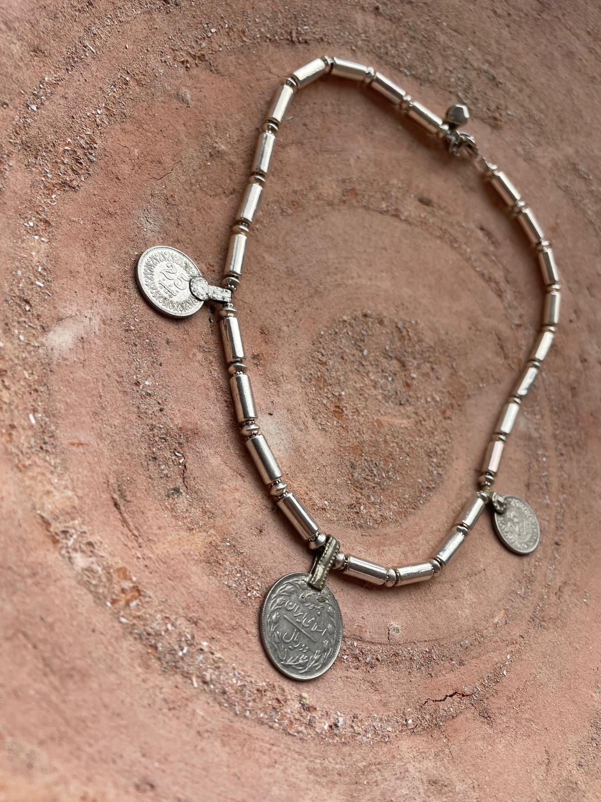 Vintage muntenketting Eefje