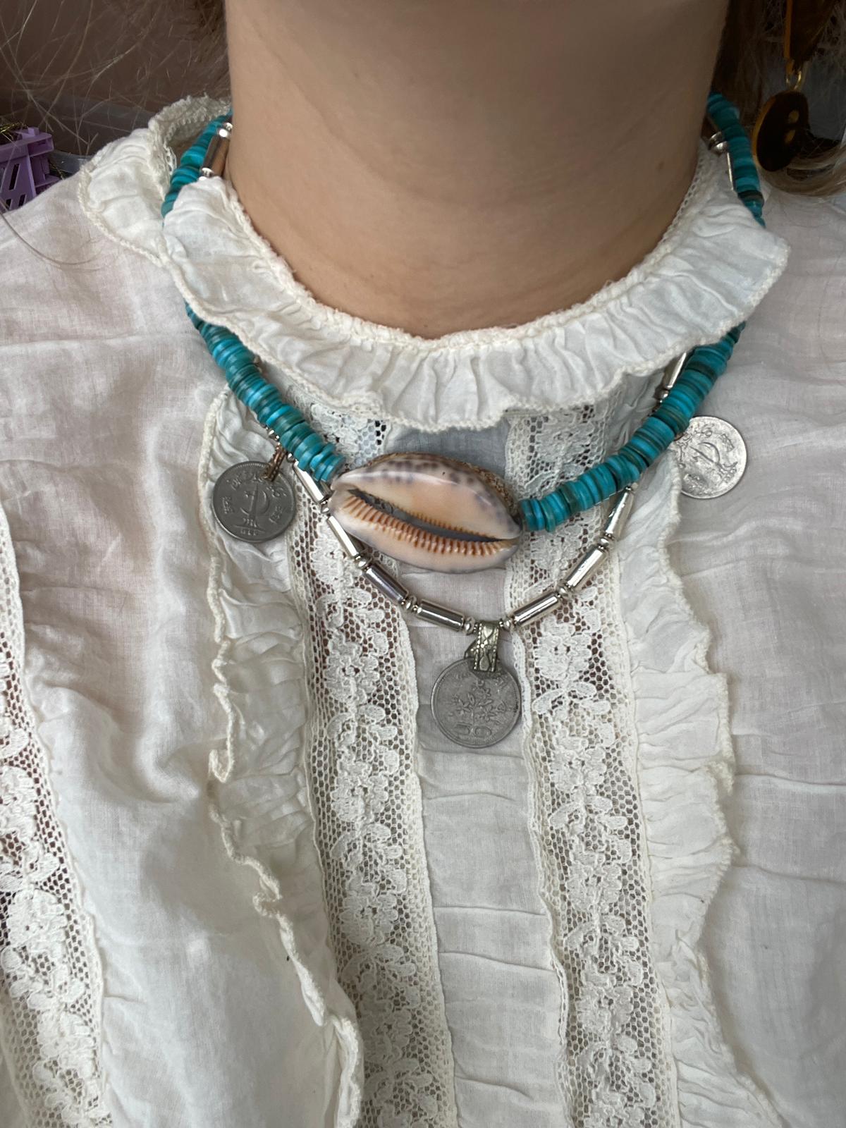 Vintage muntenketting Eefje