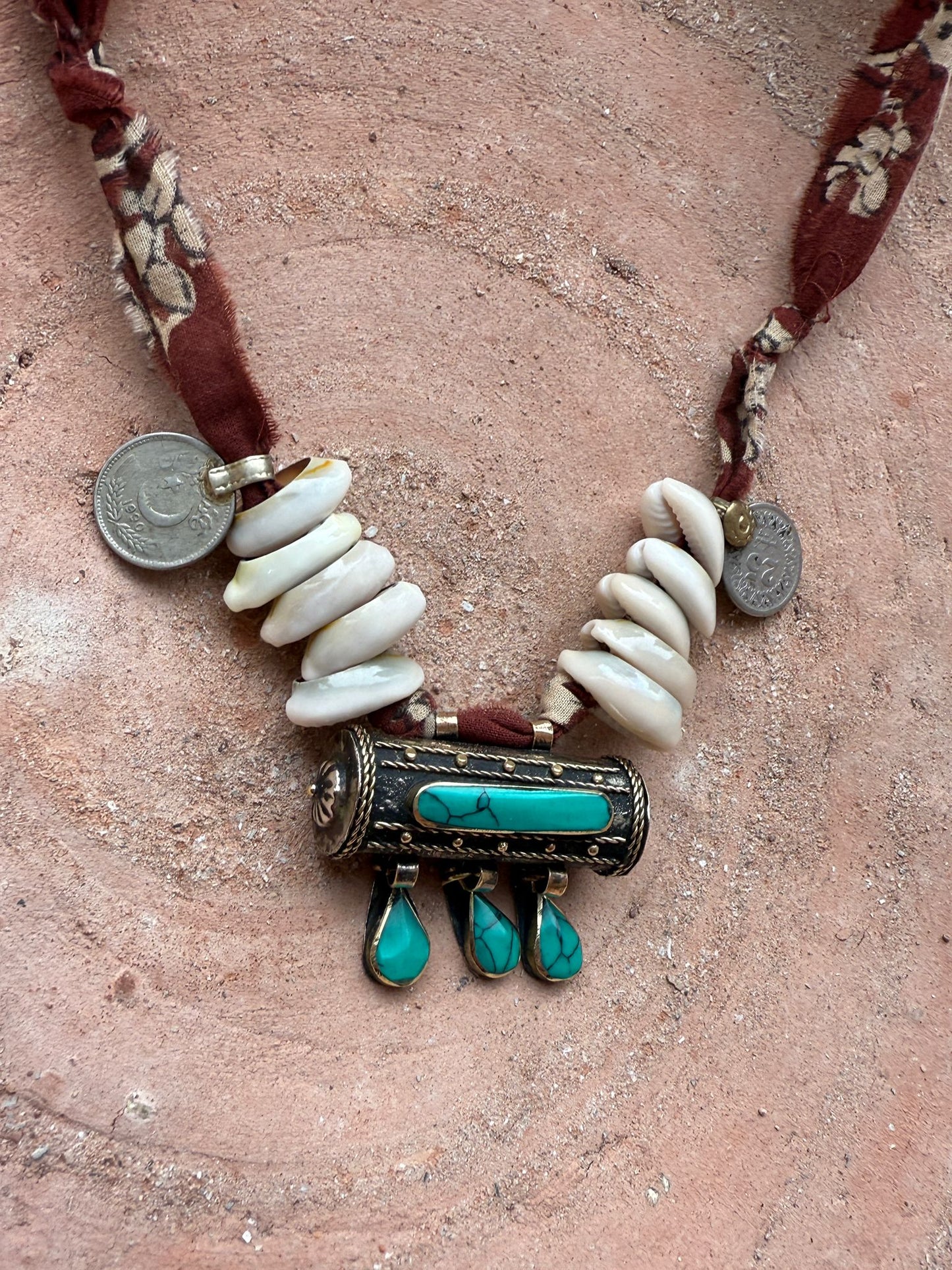 Ketting met Vintage Prayerbox uit India special