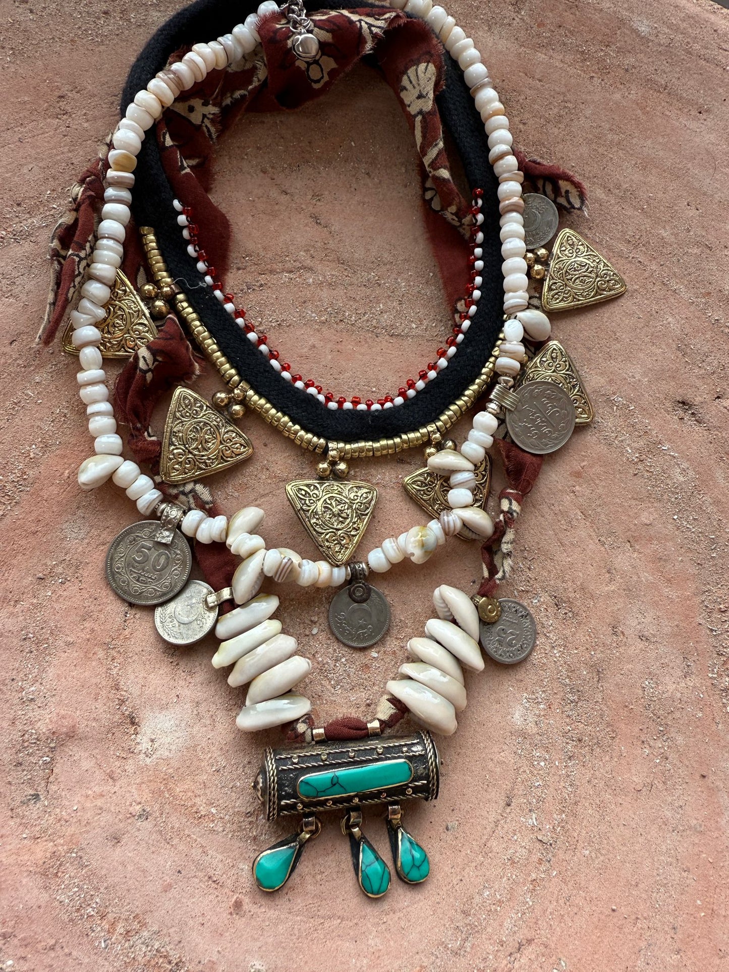 Ketting met Vintage Prayerbox uit India special