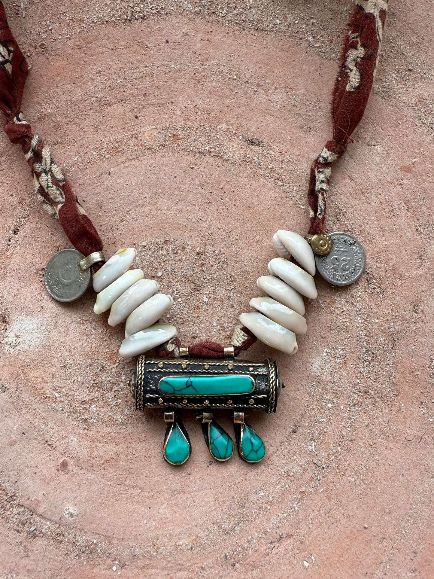 Ketting met Vintage Prayerbox uit India special