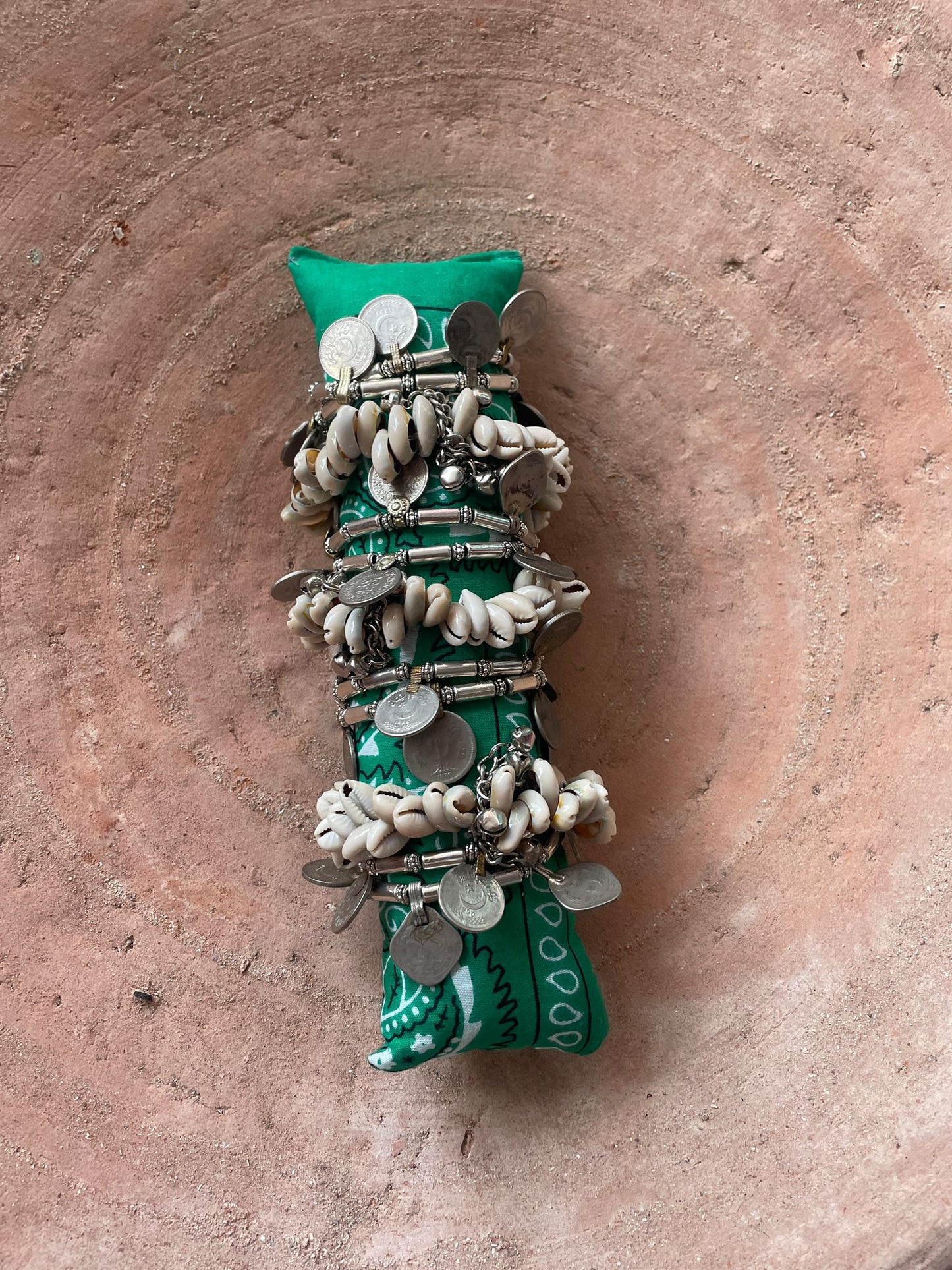 Armband vintage Indiaas munt set of 10