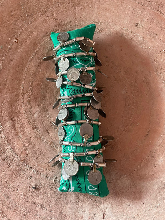 Armband vintage Indiaas munt set of 10
