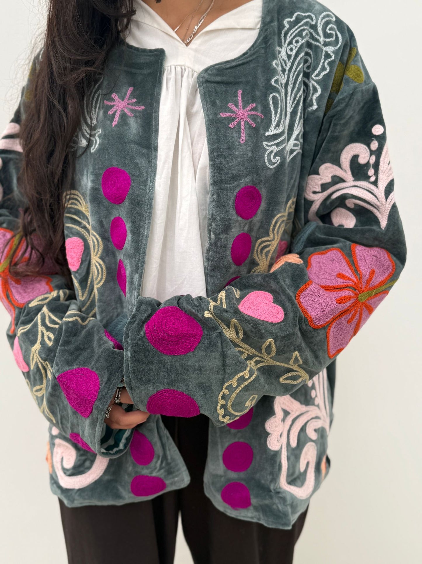 Velvet Jacket You are Loved