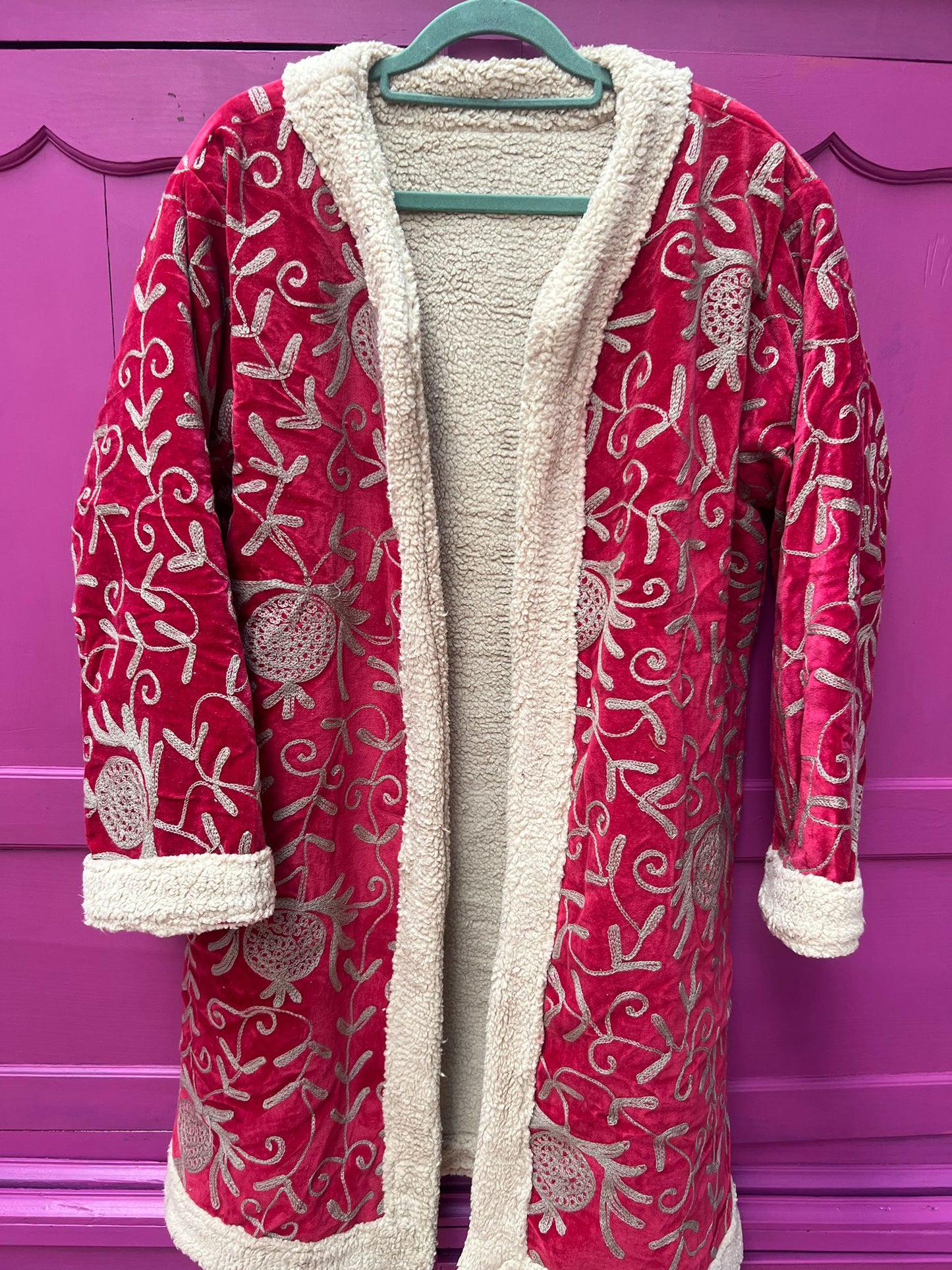 Velvet coat teddy bess