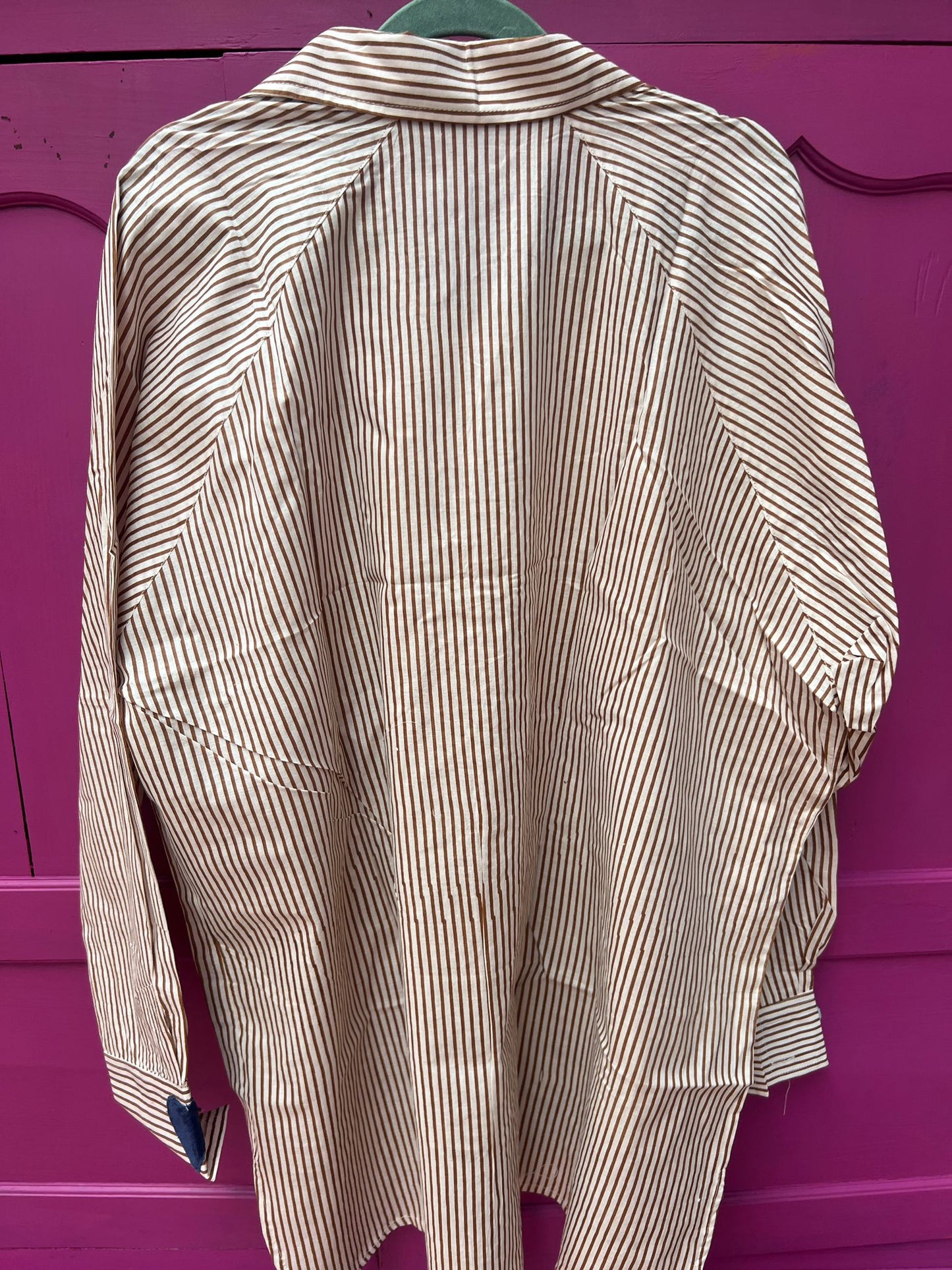 Blouse velvet heart Blue