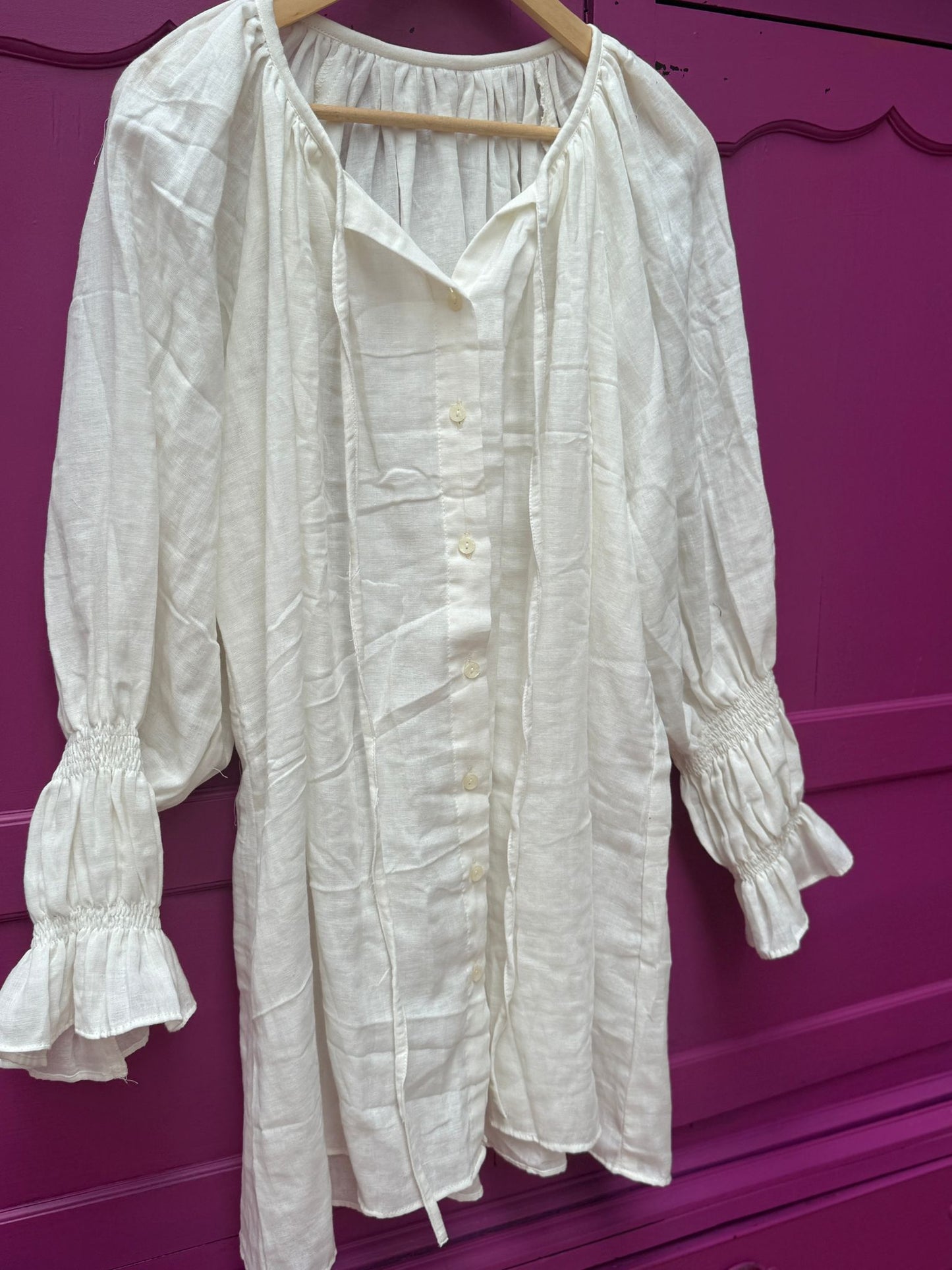 Cotton blouse Off white