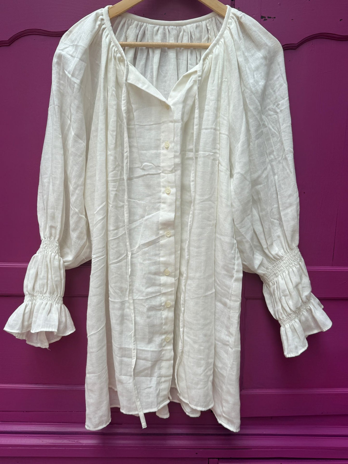 Cotton blouse Off white