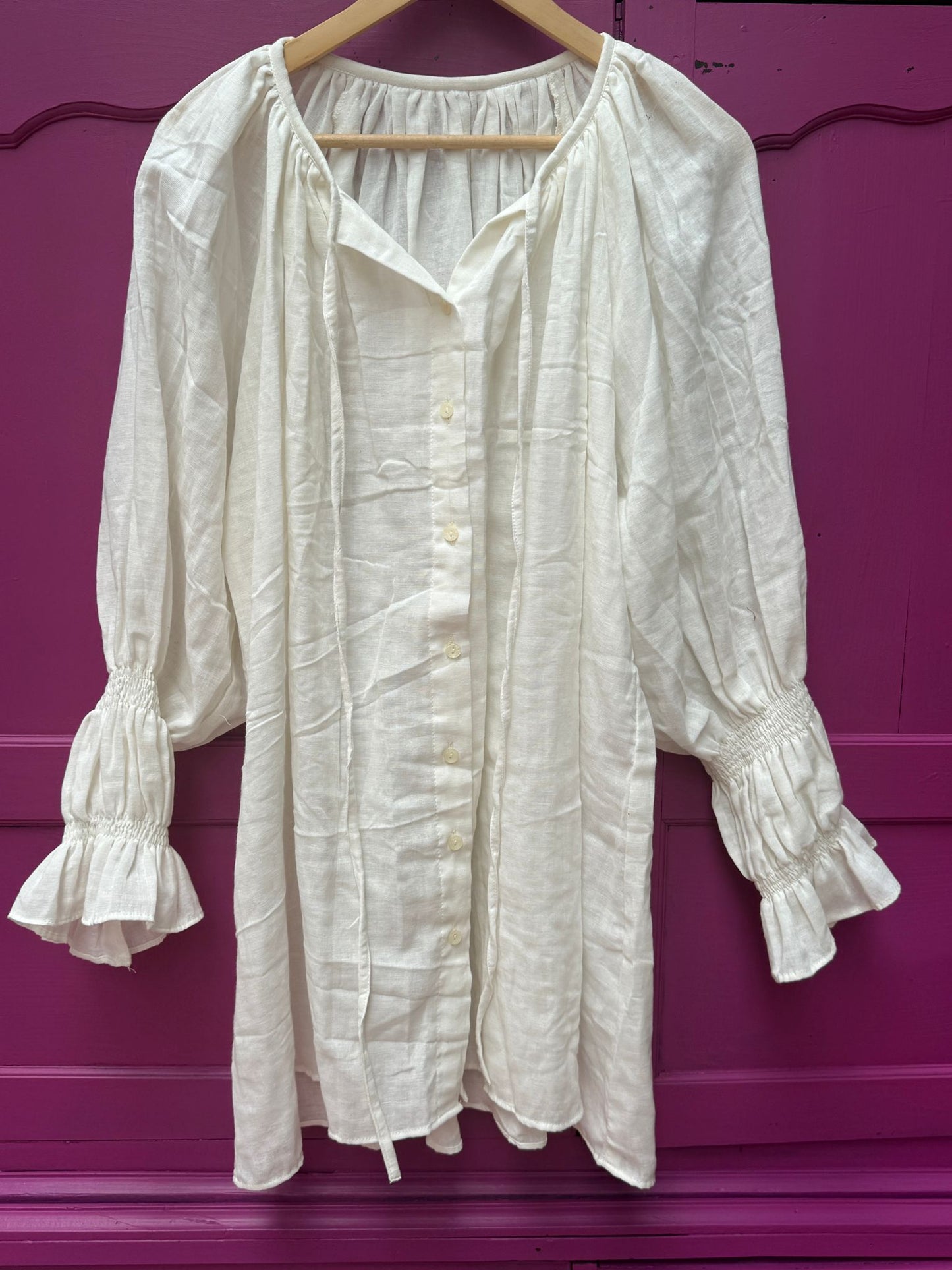 Cotton blouse Off white