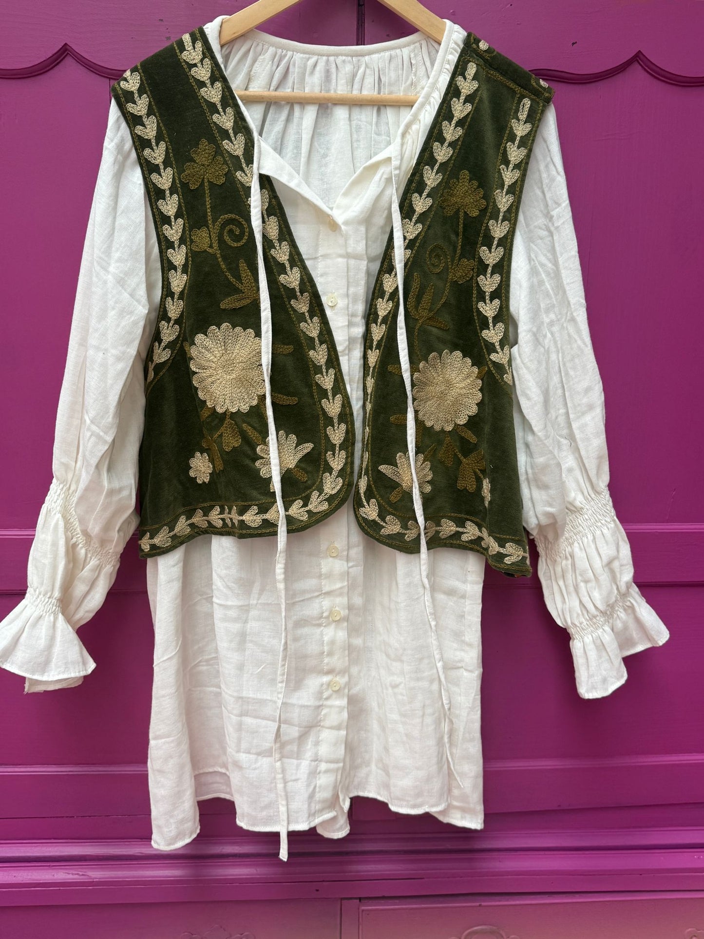 Cotton blouse Off white