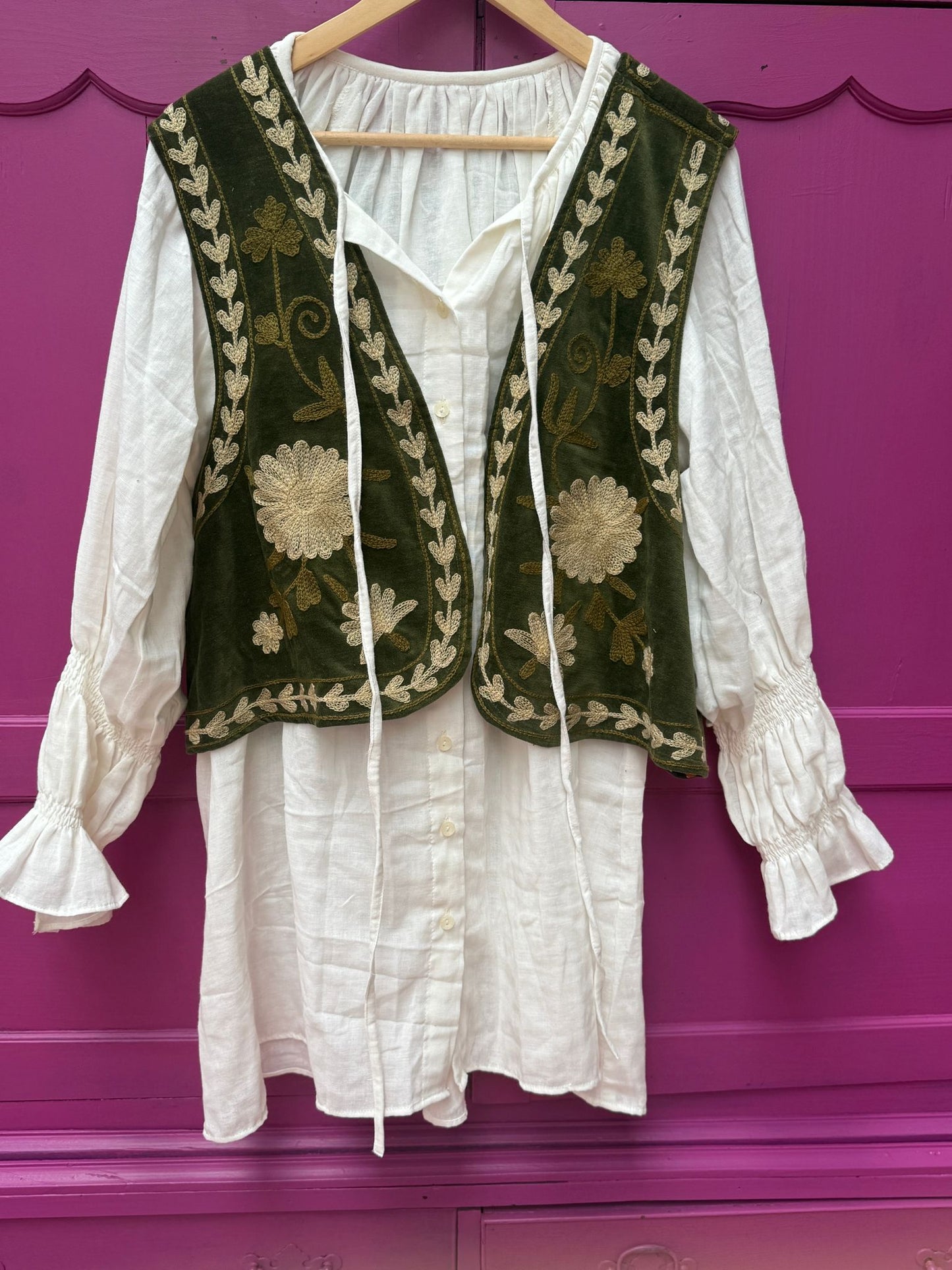 Cotton blouse Off white