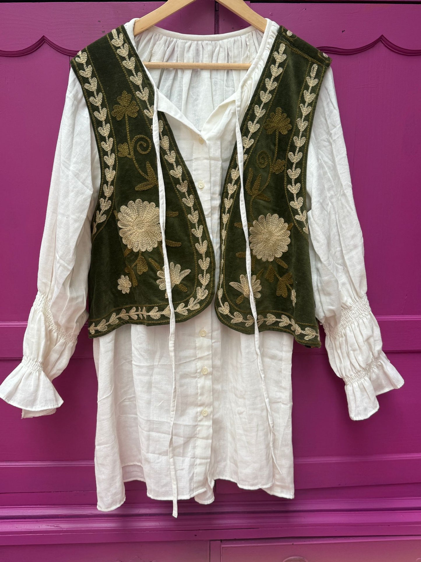 Cotton blouse Off white