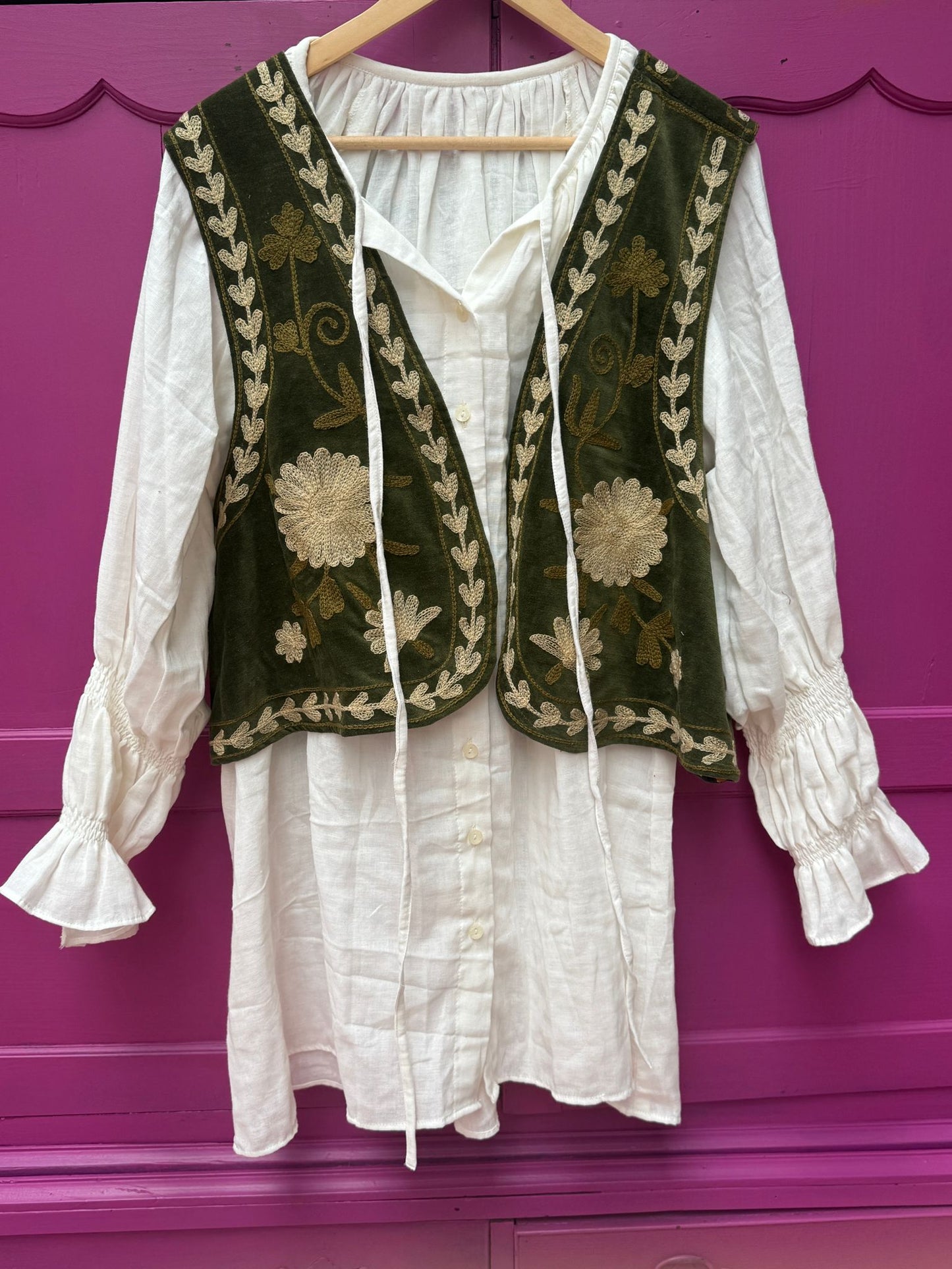 Cotton blouse Off white